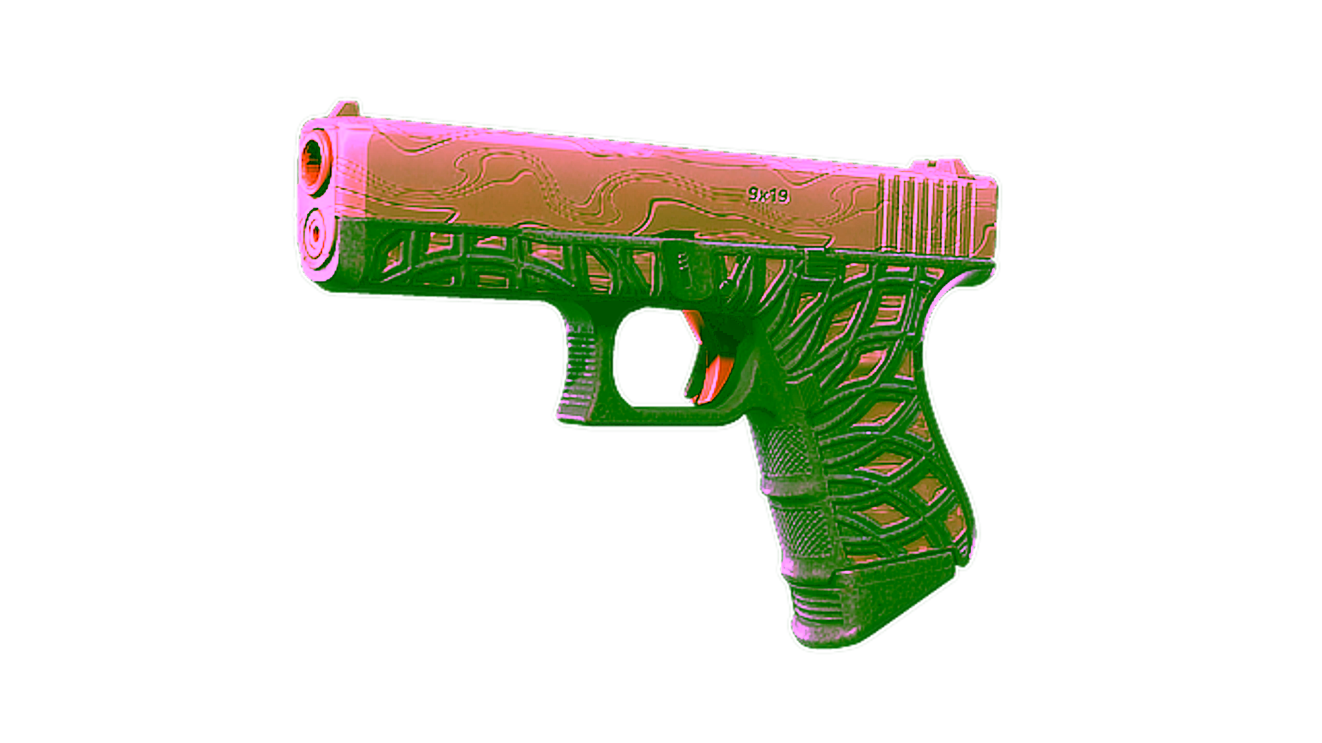 Display for Glock-18 | Ifrit Lattice (Minimal Wear)