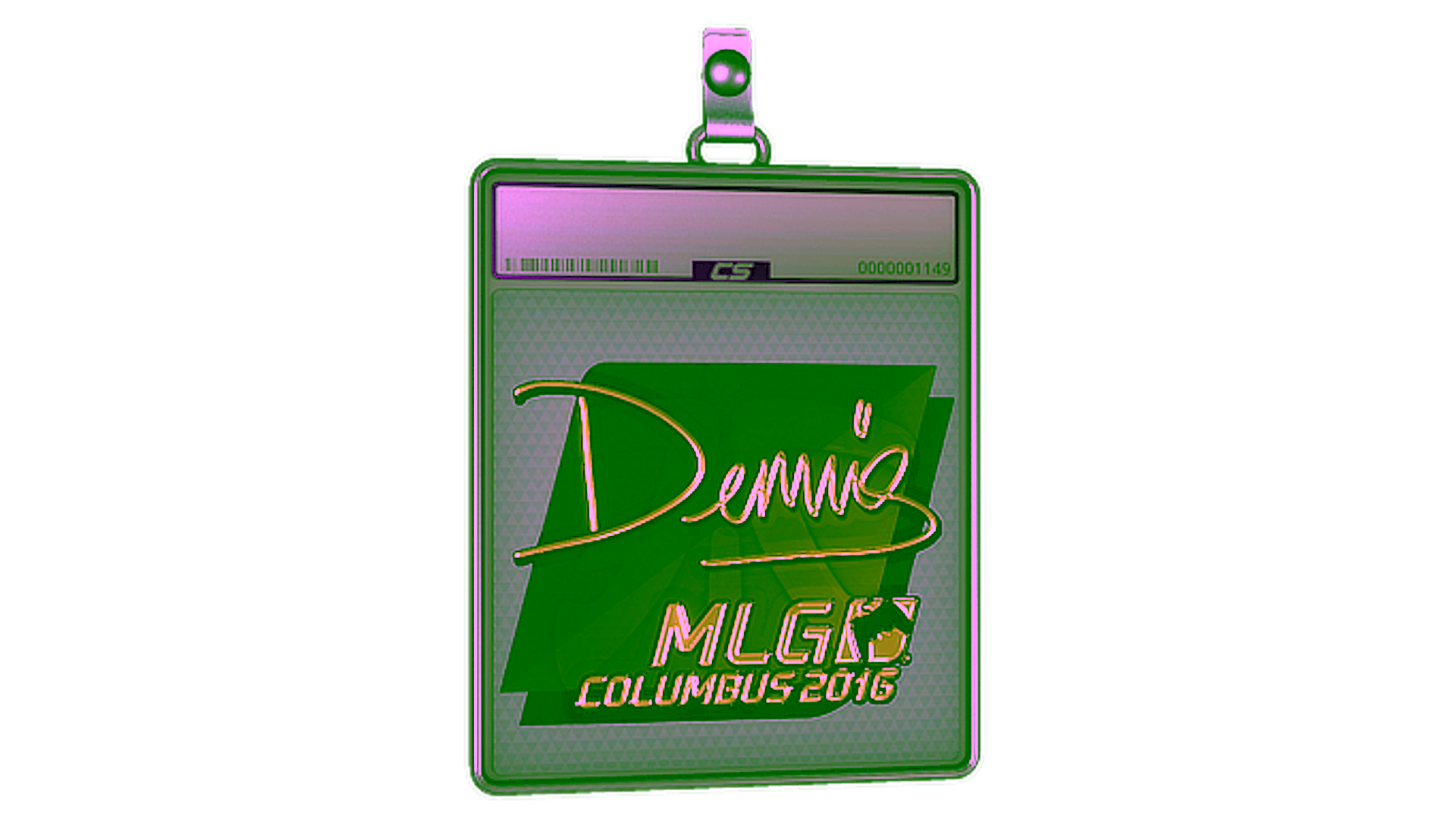 Display for Sticker Slab | dennis (Gold) | MLG Columbus 2016