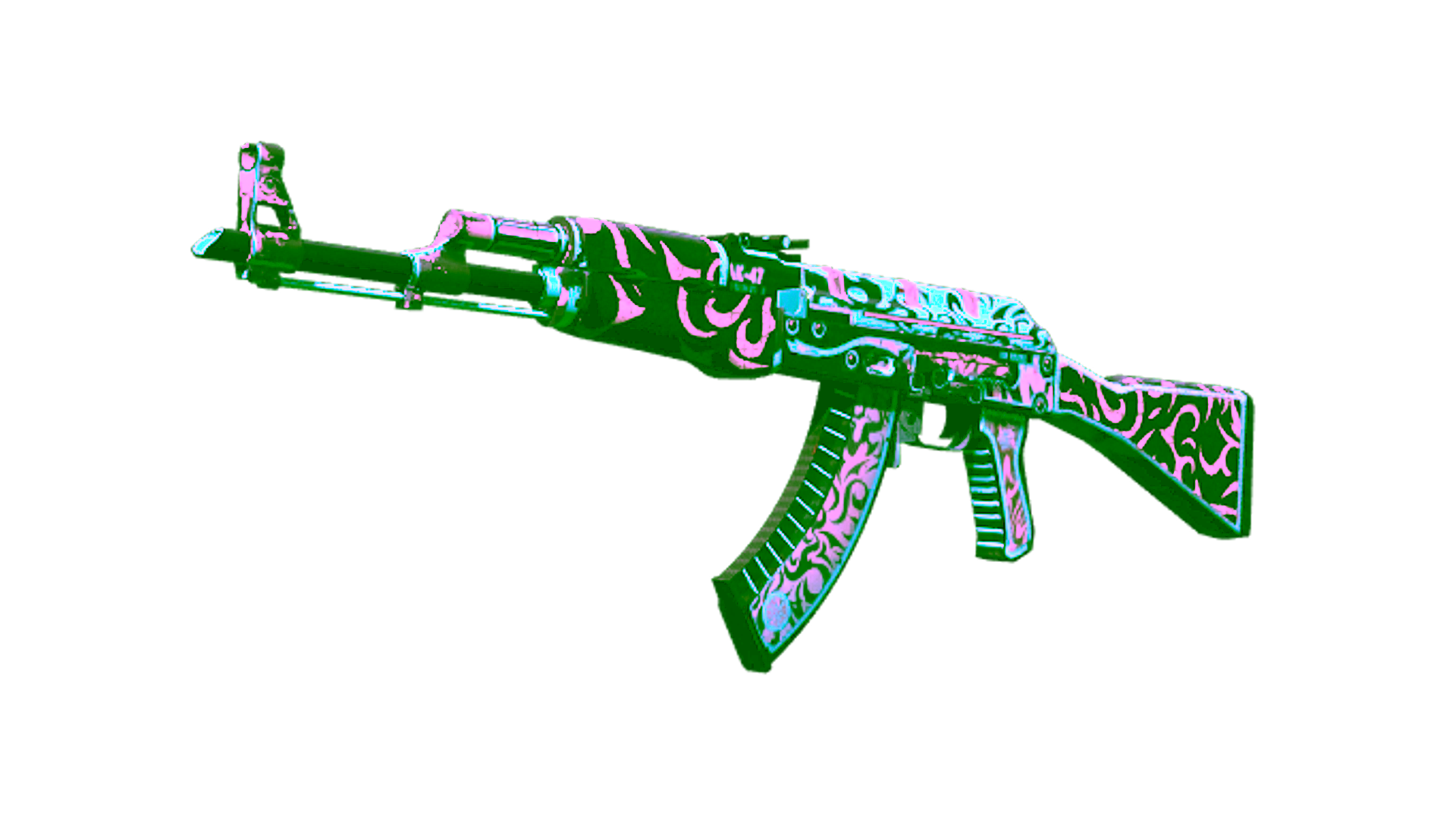 Wyświetl dla StatTrak™ AK-47 | Frontside Misty (Well-Worn)