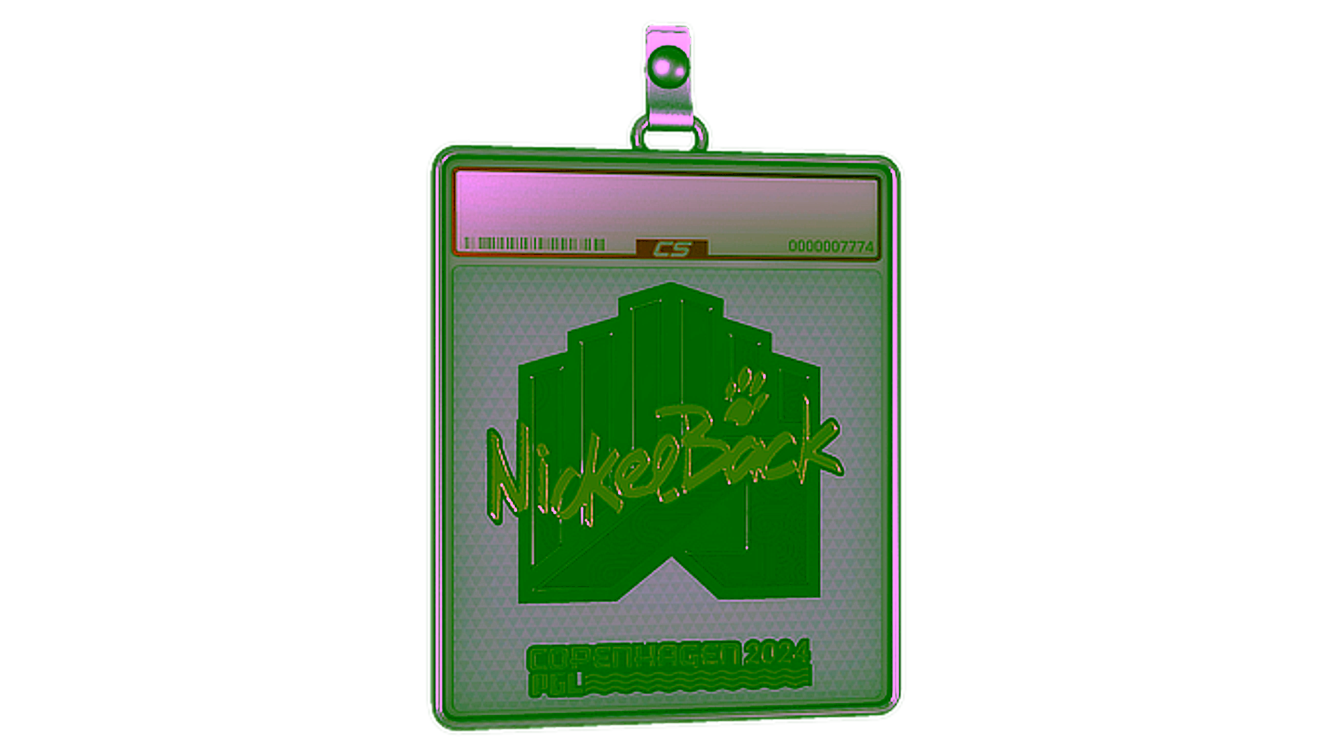 Mostrar para Sticker Slab | NickelBack (Gold) | Copenhagen 2024