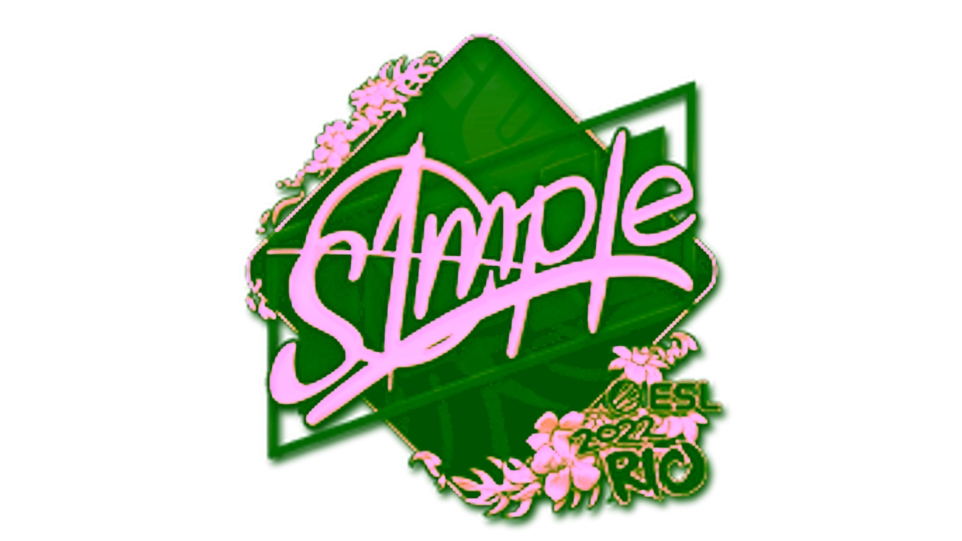 Дисплей для Sticker | s1mple (Gold) | Rio 2022