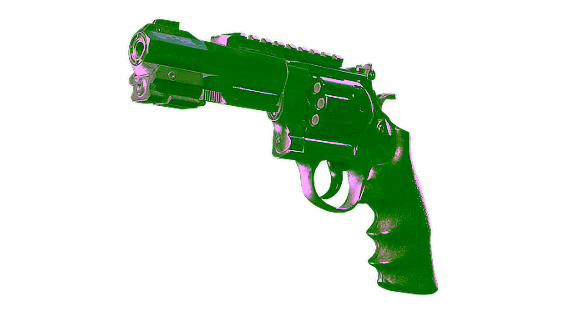 Display for Souvenir R8 Revolver | Dark Chamber (Battle-Scarred)