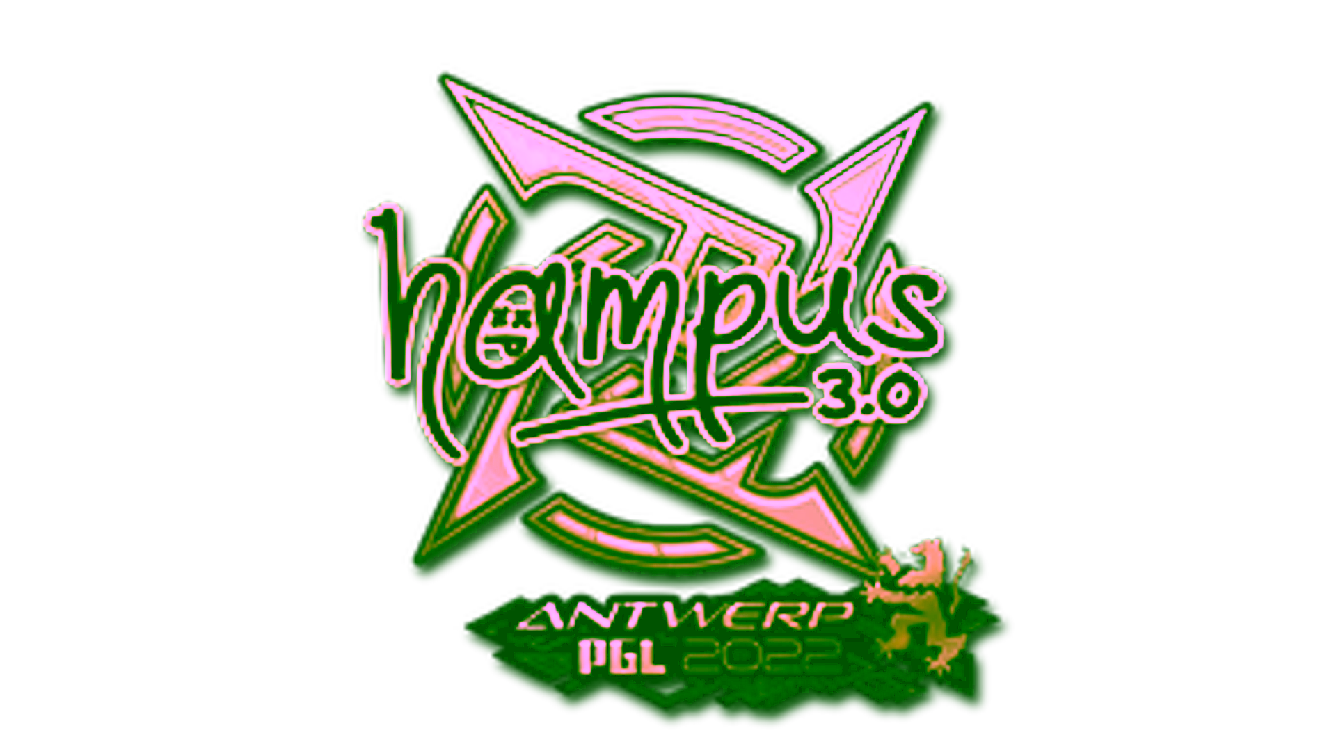 Display for Sticker | hampus (Gold) | Antwerp 2022