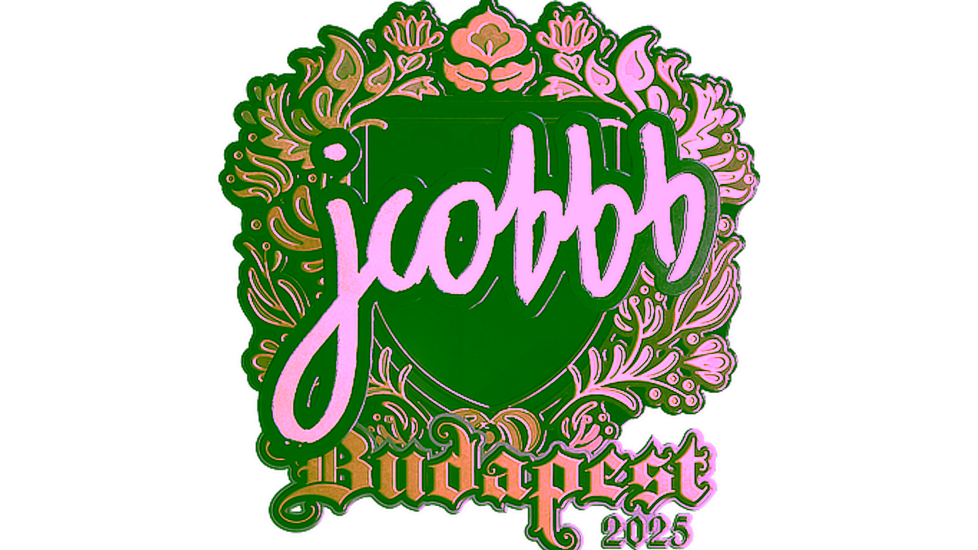Display for Sticker | jcobbb (Gold) | Budapest 2025