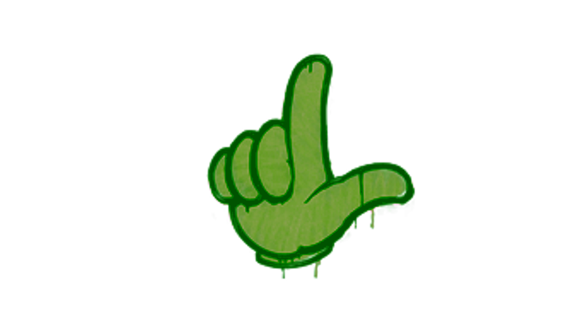 Display for Sealed Graffiti | Loser (Battle Green)