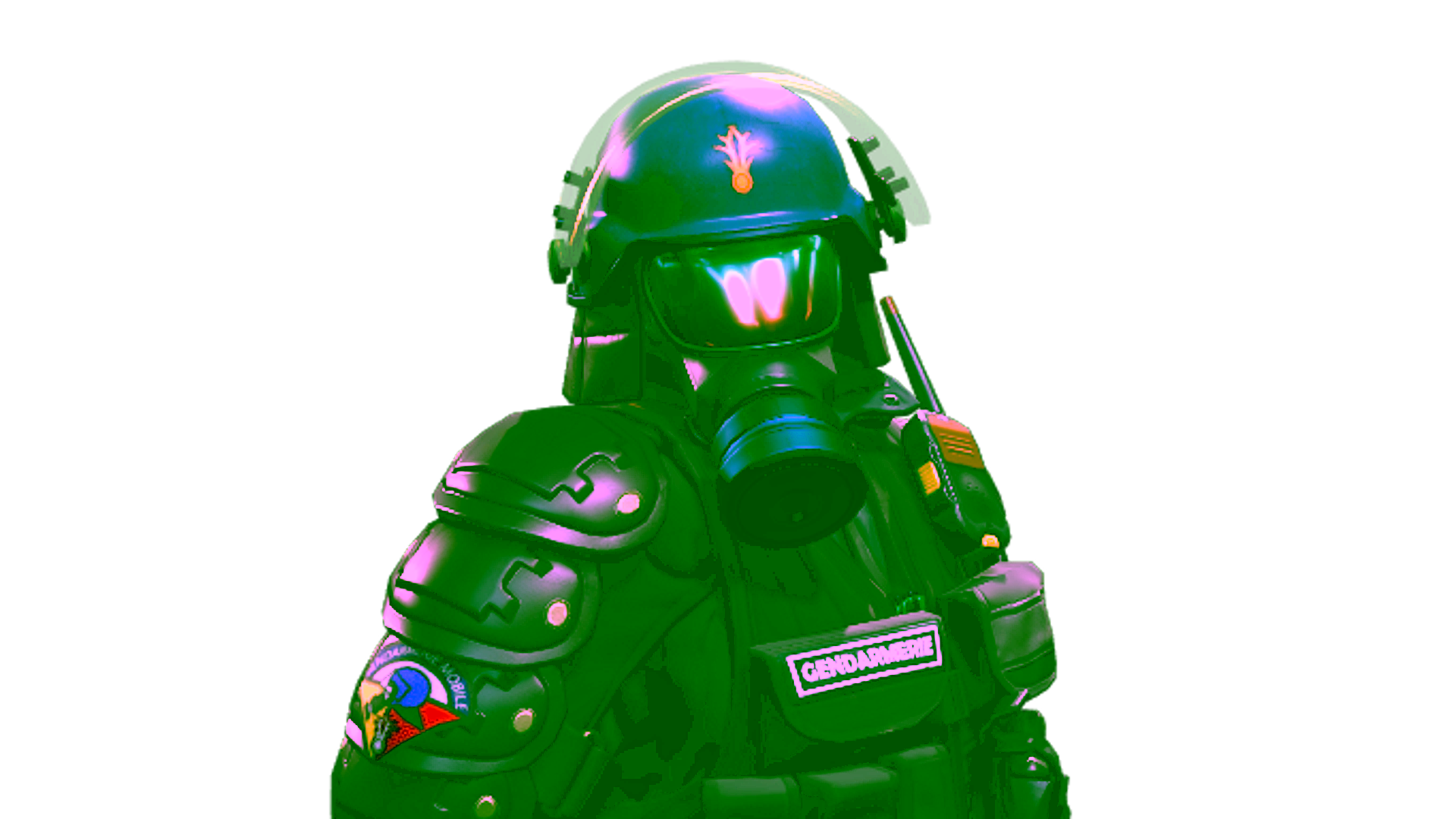 Display for Chem-Haz Capitaine | Gendarmerie Nationale