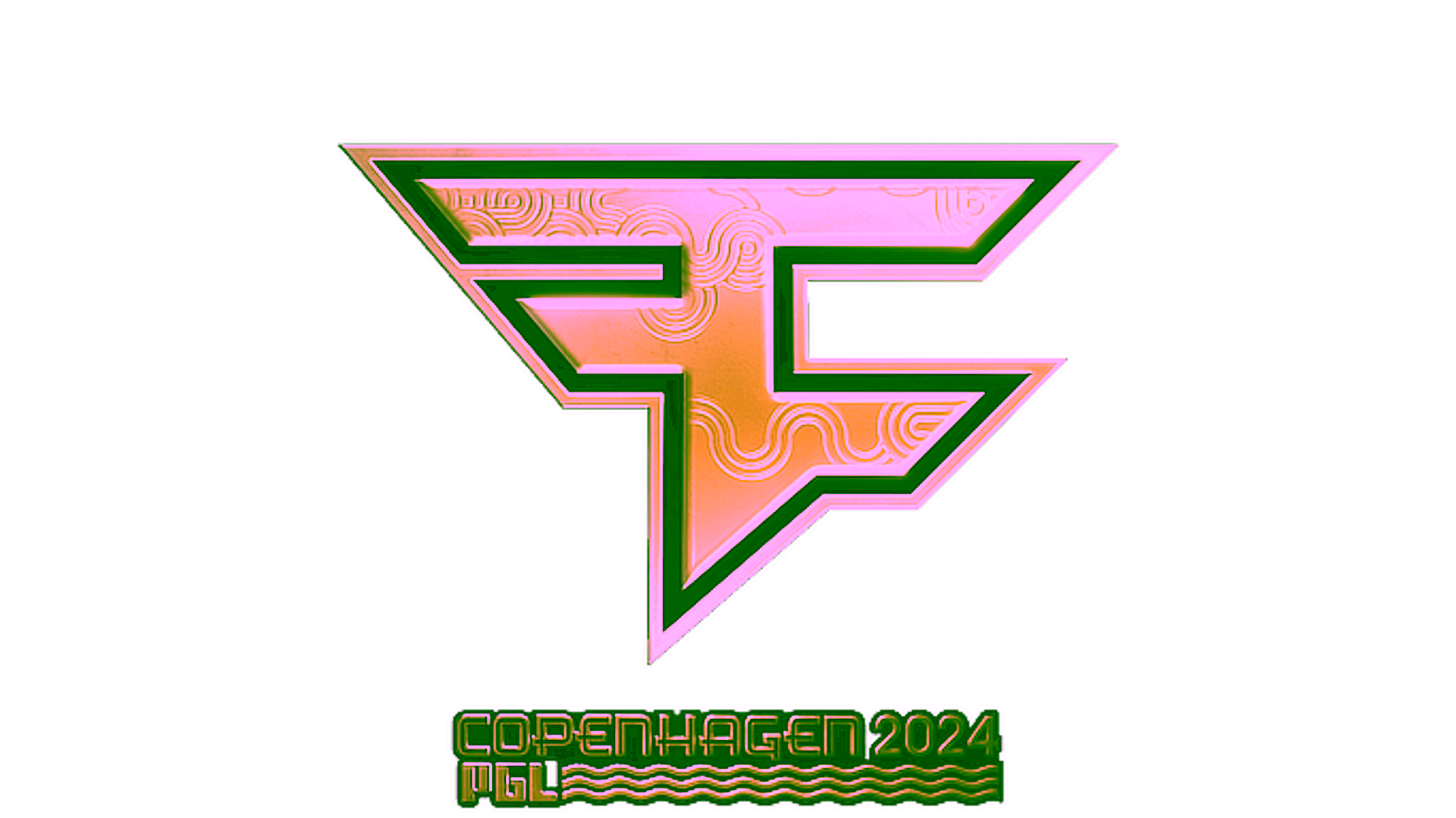 Visar för Sticker | FaZe Clan (Gold) | Copenhagen 2024