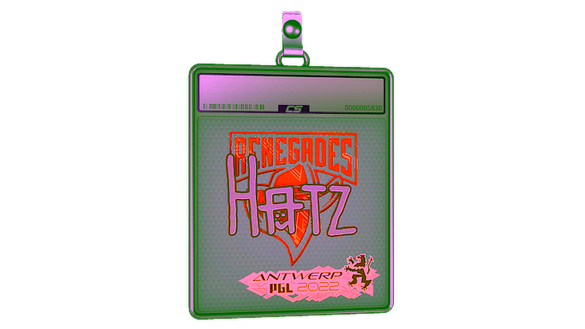 Display for Sticker Slab | hatz (Holo) | Antwerp 2022