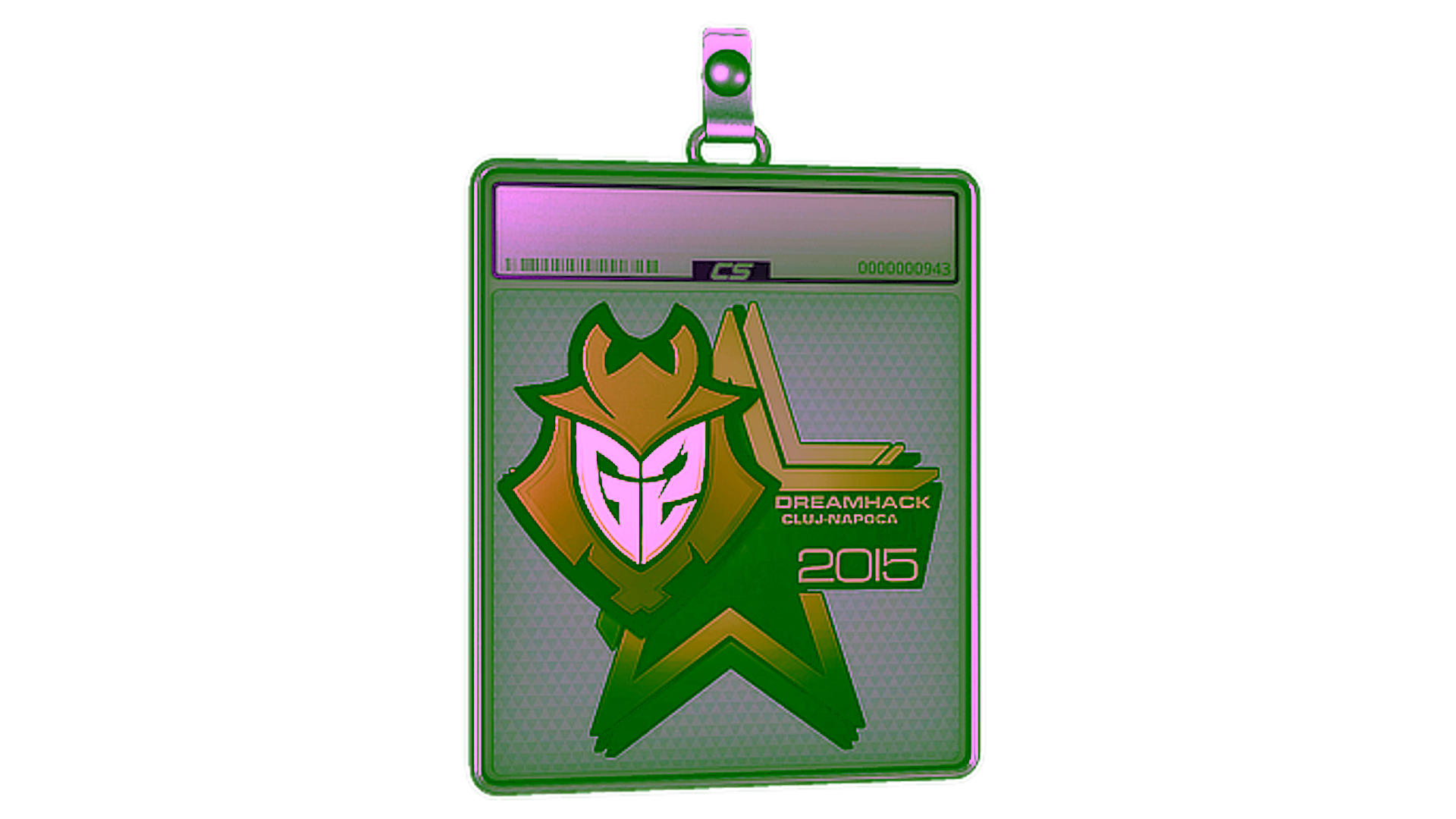 Display for Sticker Slab | G2 Esports (Gold) | Cluj-Napoca 2015