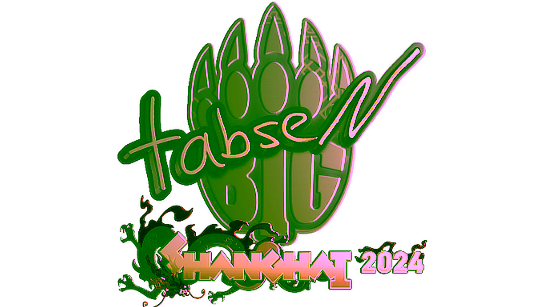 Display for Sticker | tabseN (Gold) | Shanghai 2024