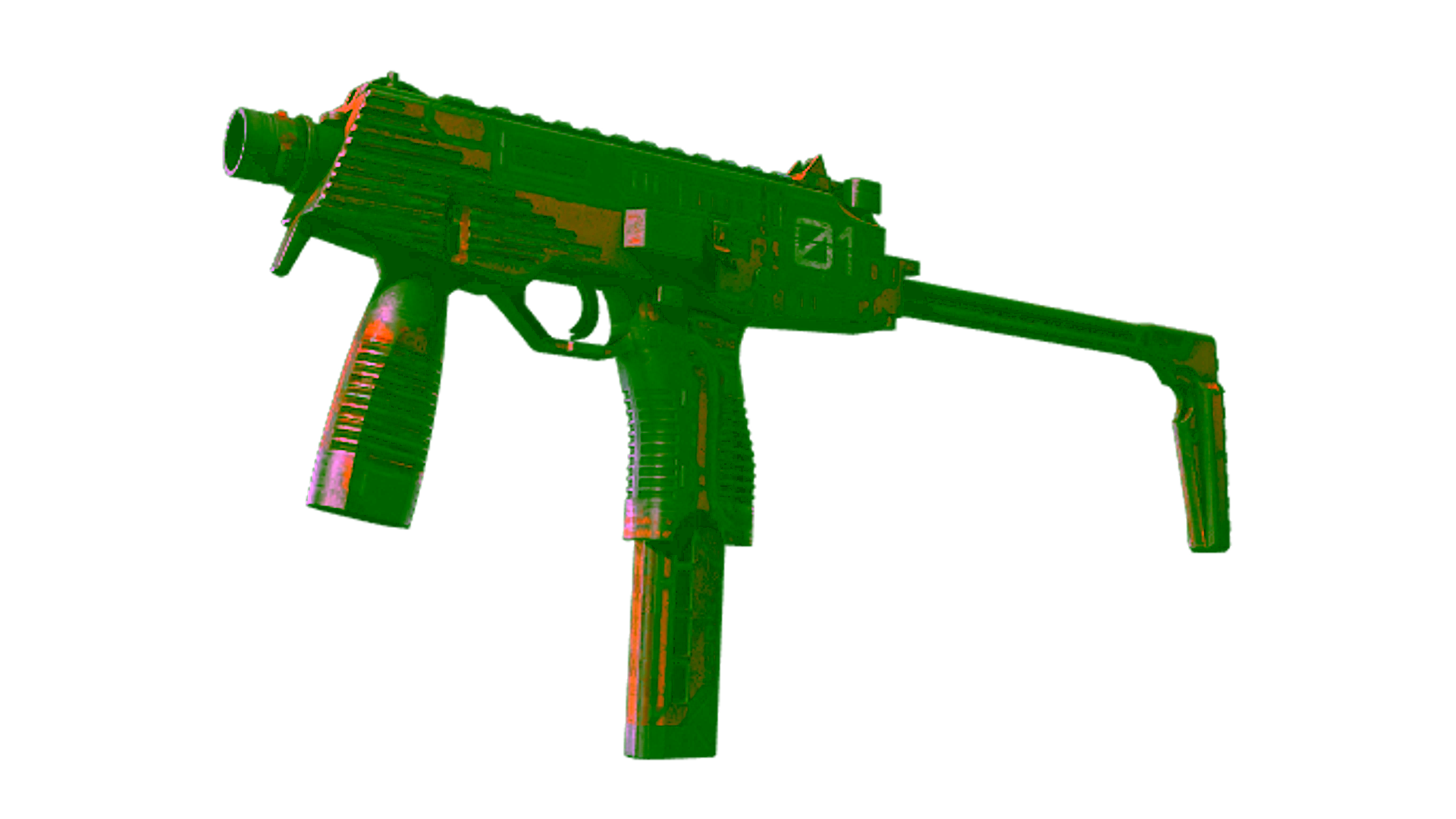 Display for StatTrak™ MP9 | Modest Threat (Battle-Scarred)