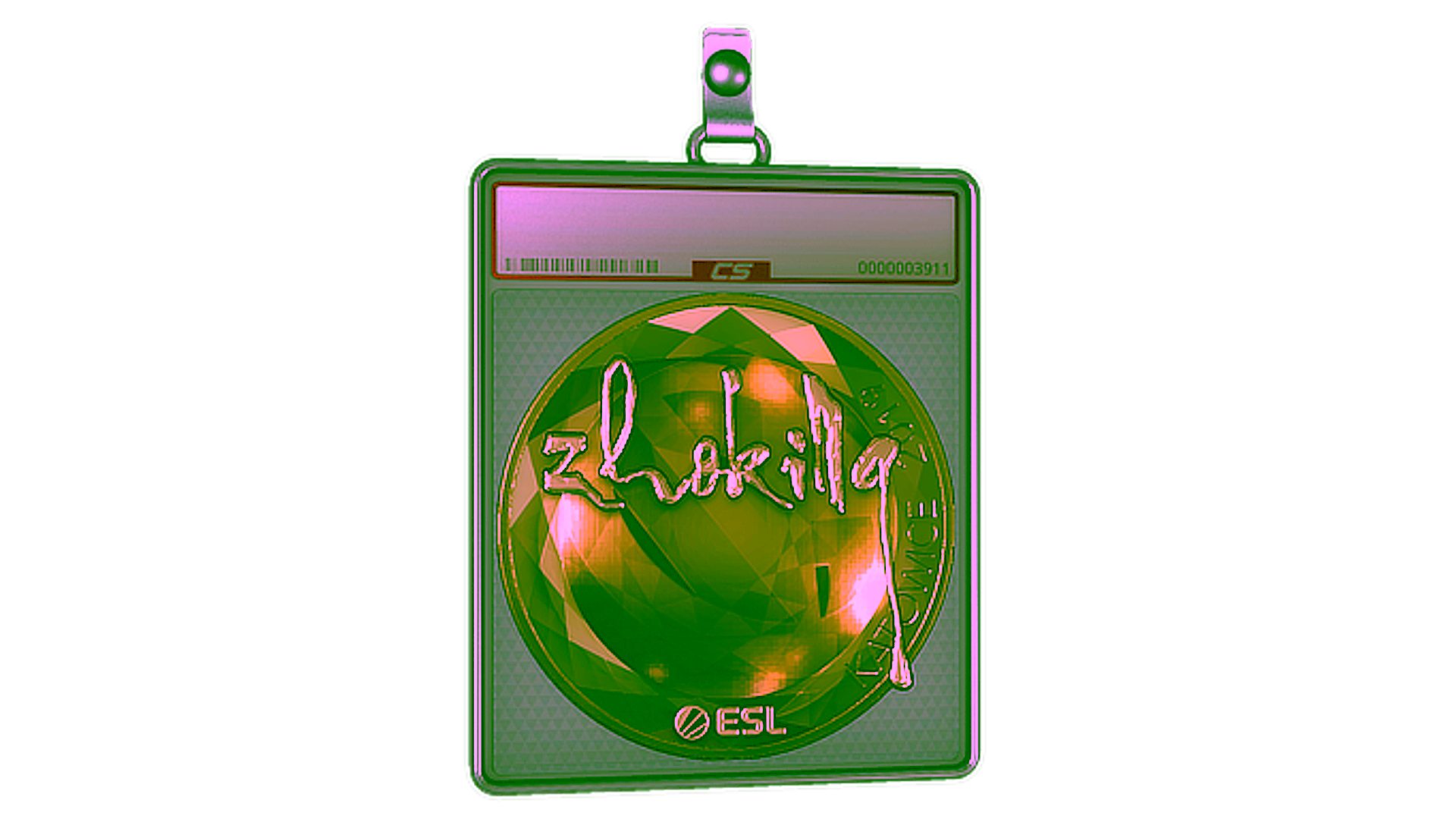 Display for Sticker Slab | zhokiNg (Gold) | Katowice 2019