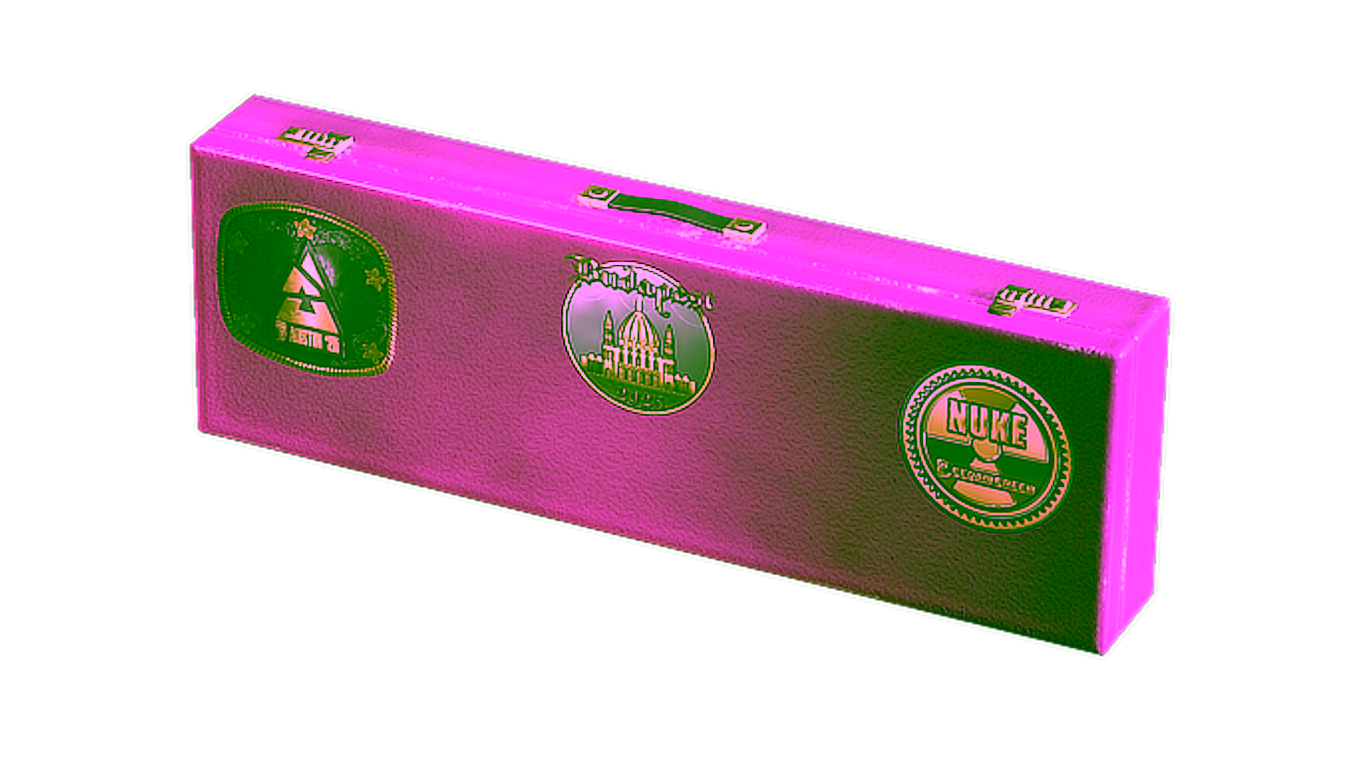 Display for Budapest 2025 Nuke Souvenir Package