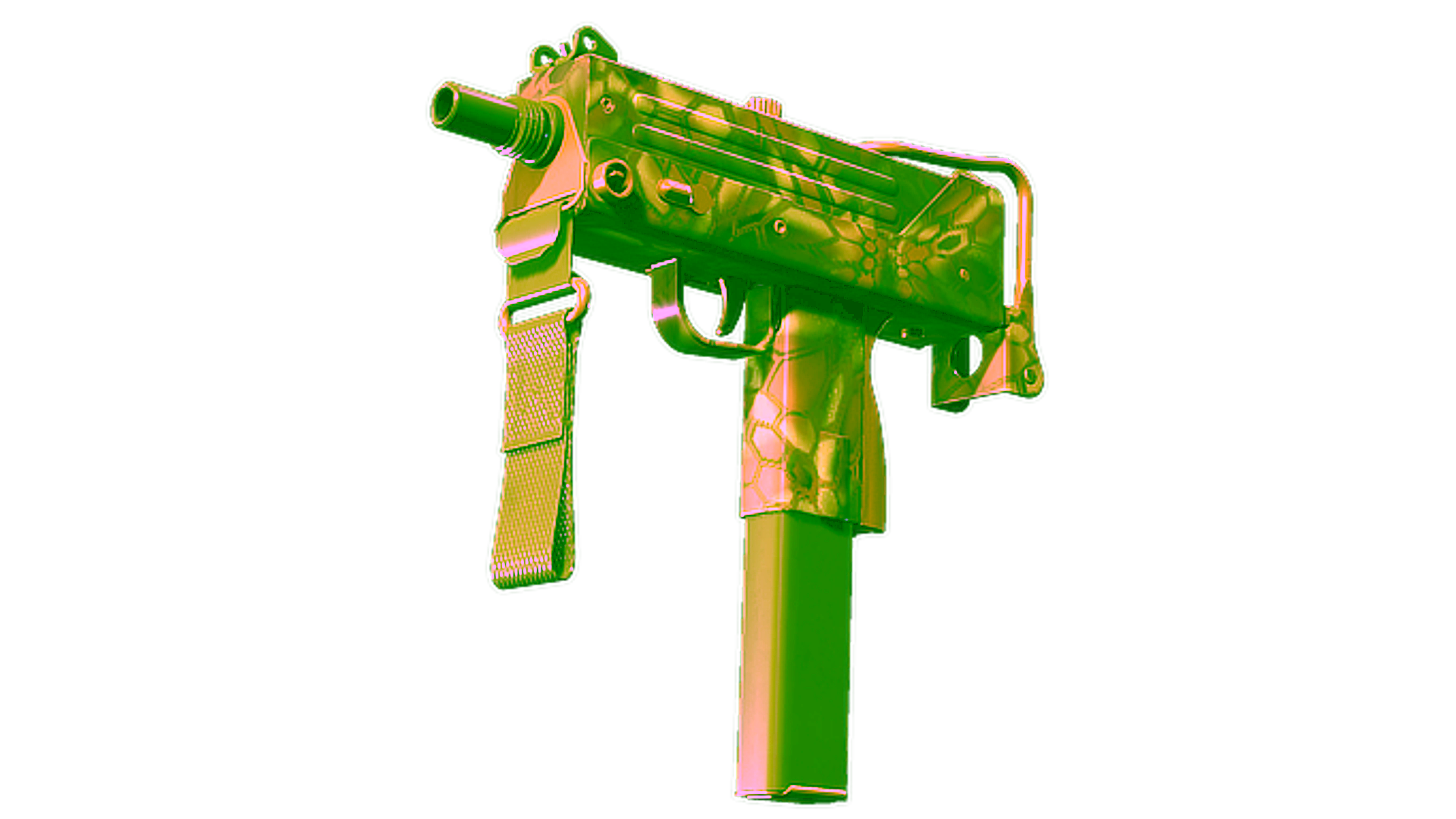 Display for Souvenir MAC-10 | Acid Hex (Minimal Wear)