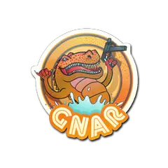 Sticker Orange Gnar