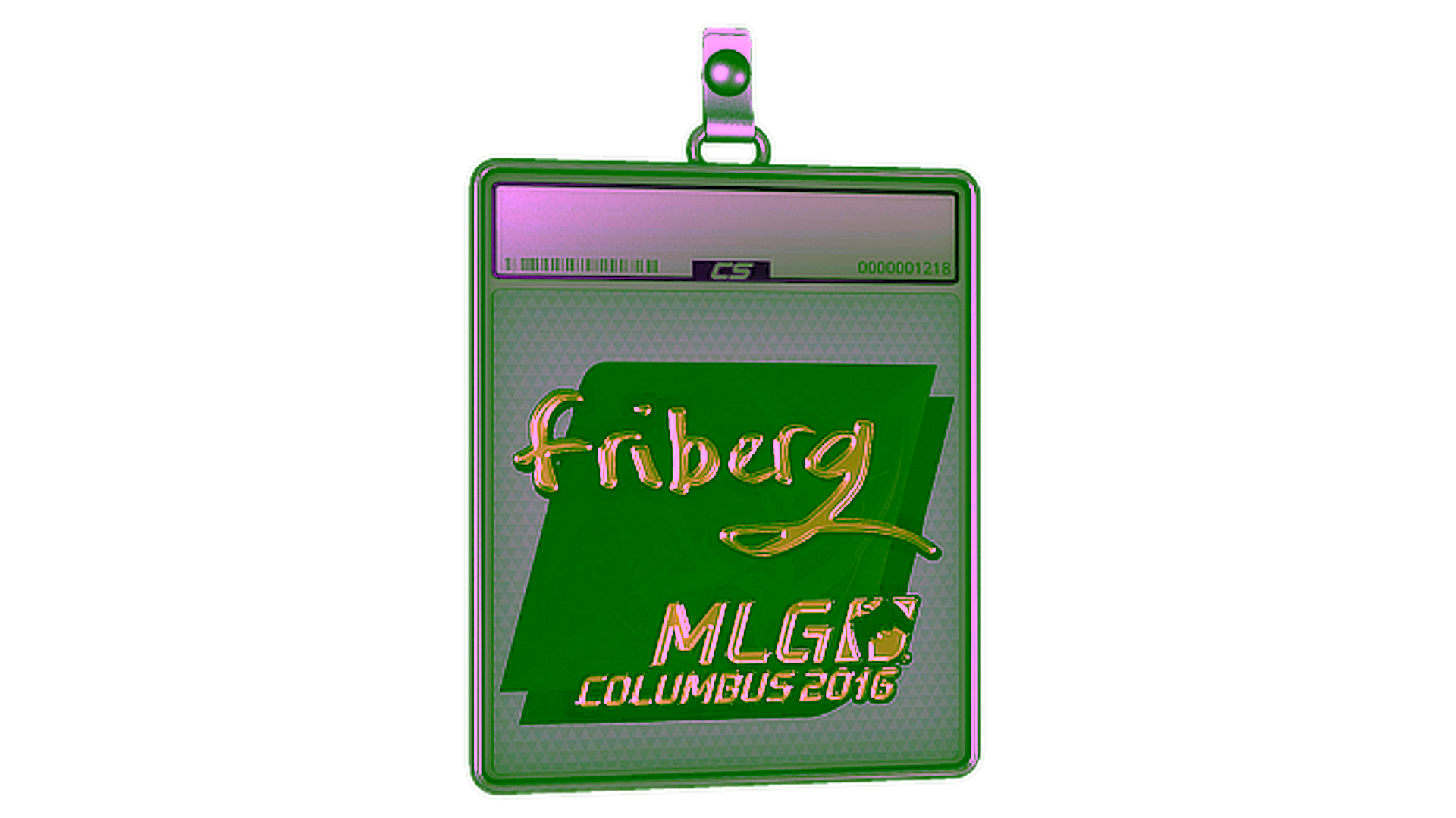 Display for Sticker Slab | friberg (Gold) | MLG Columbus 2016