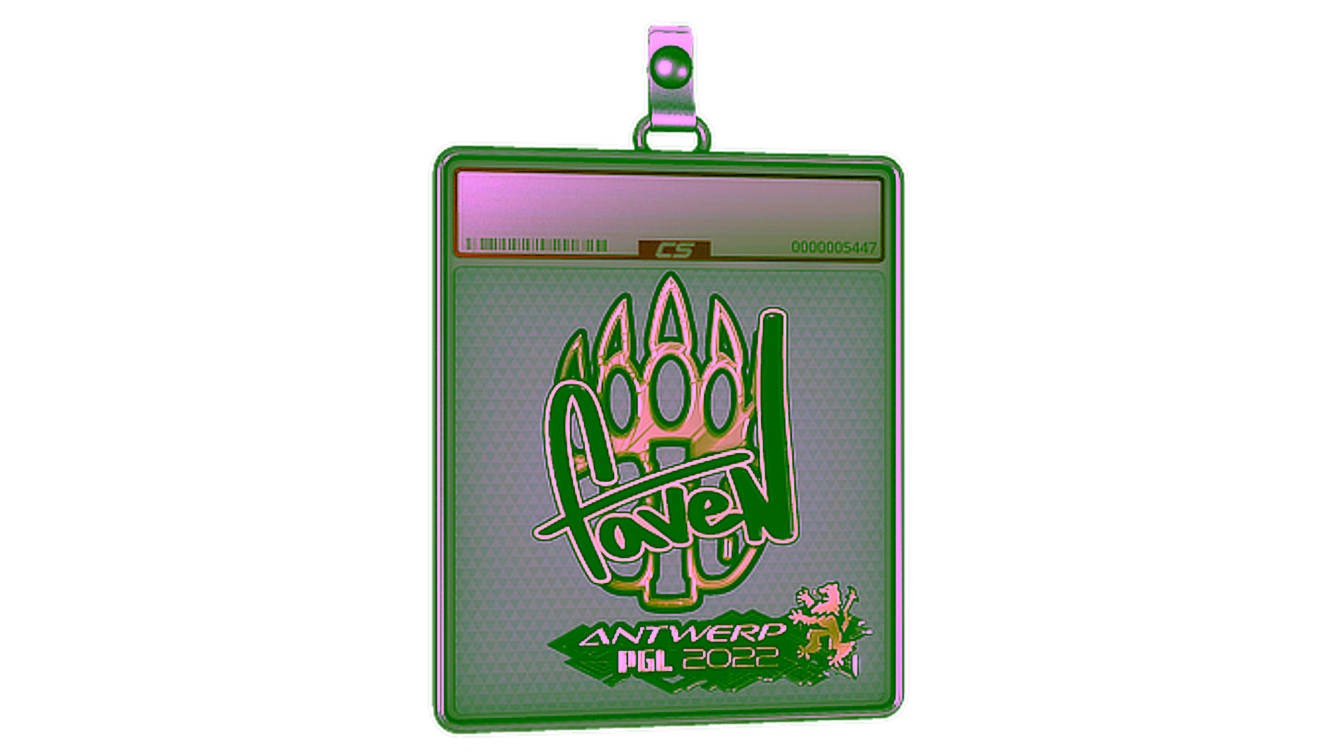 Display for Sticker Slab | faveN (Gold) | Antwerp 2022