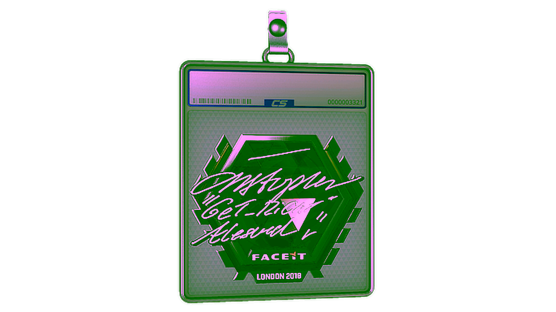 Display for Sticker Slab | GeT_RiGhT (Foil) | London 2018