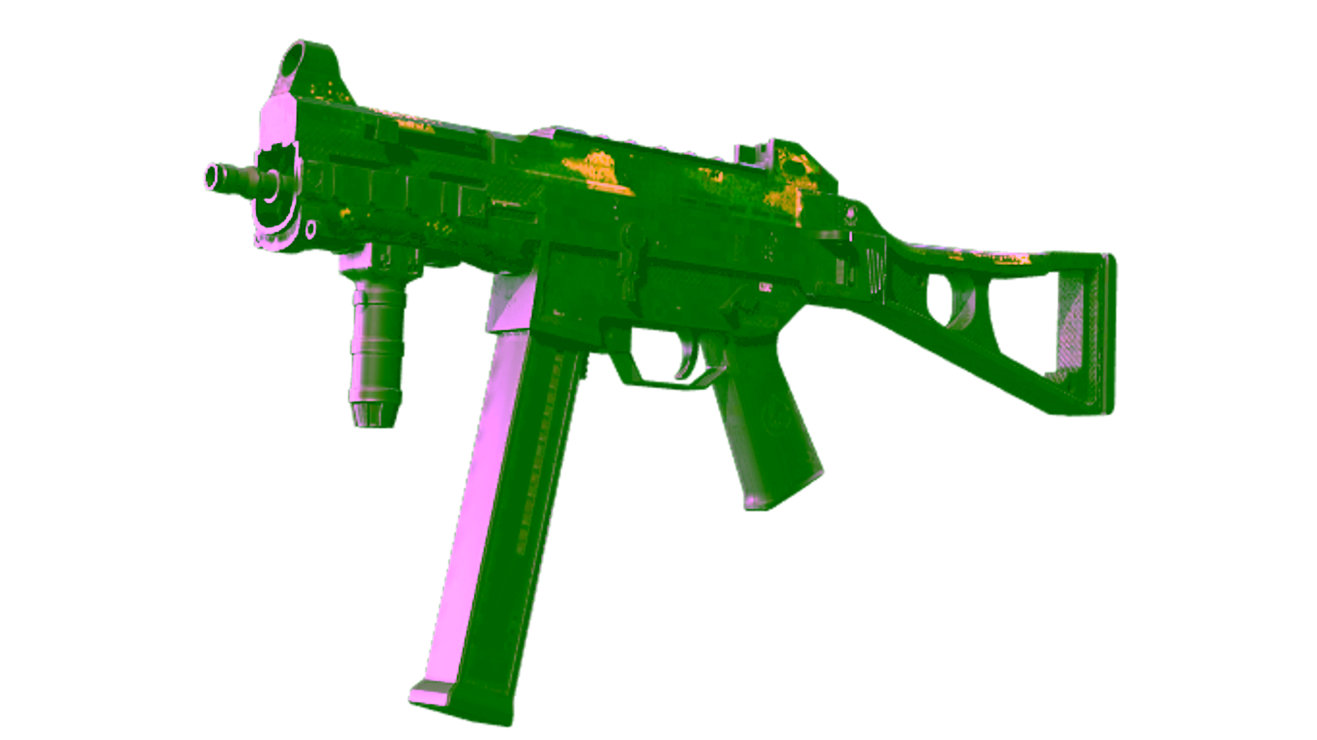 Display for StatTrak™ UMP-45 | Riot (Battle-Scarred)