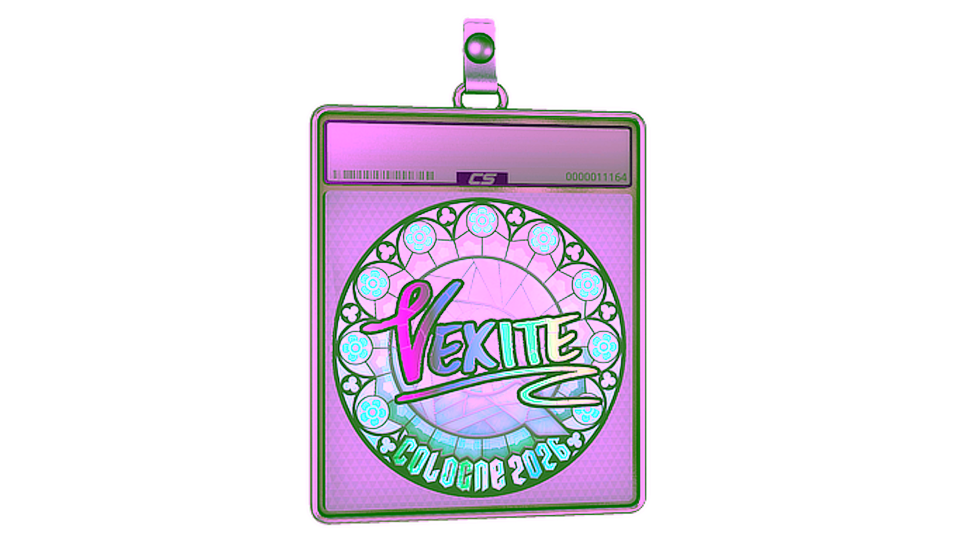 Display for Sticker Slab | vexite (Holo) | Cologne 2026