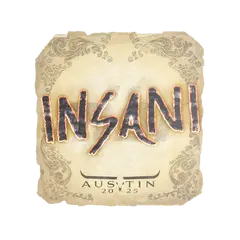 Sticker insani Austin 2025