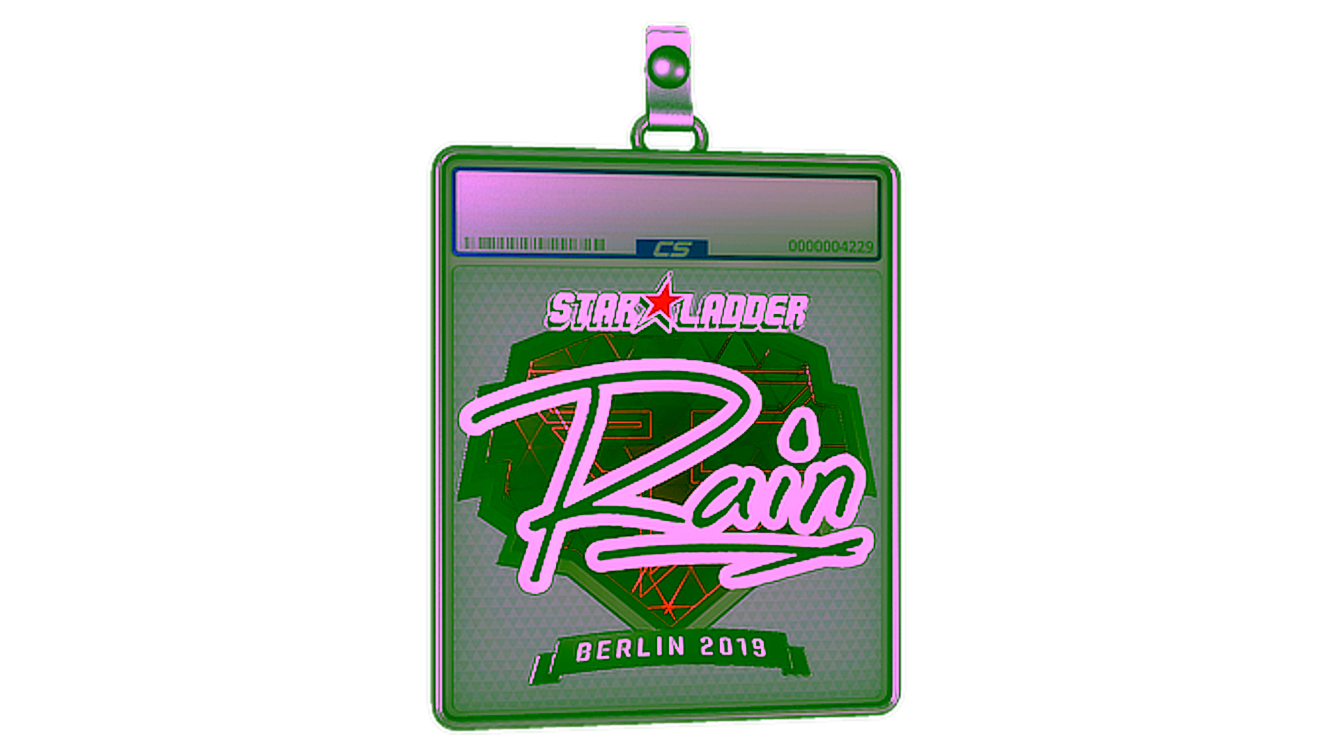 Display for Sticker Slab | rain (Foil) | Berlin 2019