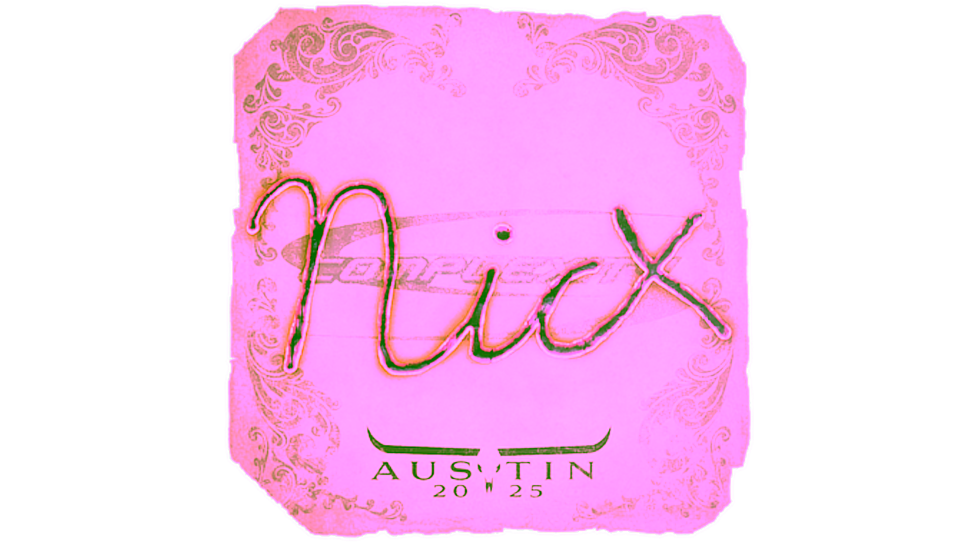 Visar för Sticker | nicx | Austin 2025