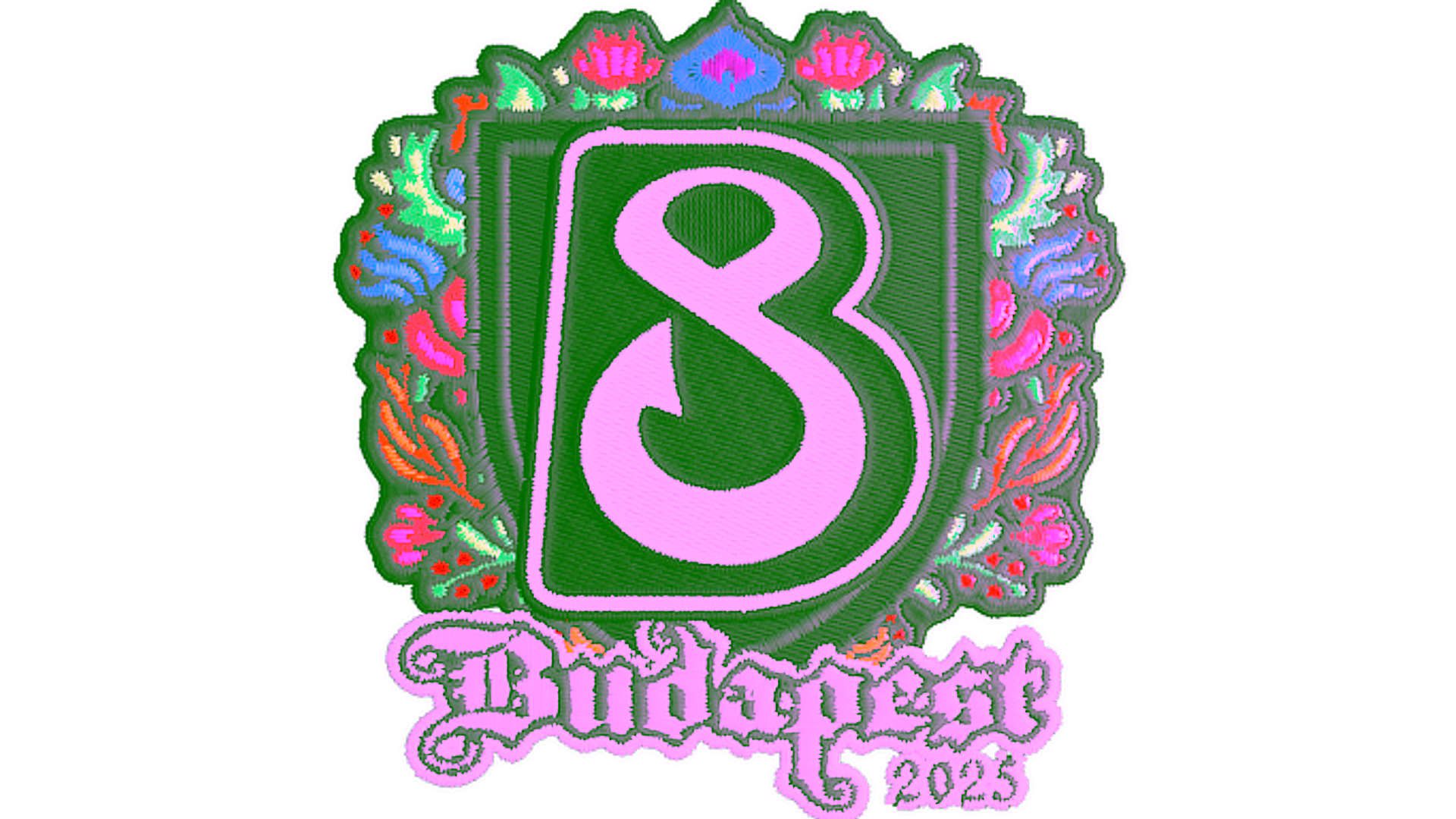 Display for Sticker | B8 (Embroidered) | Budapest 2025