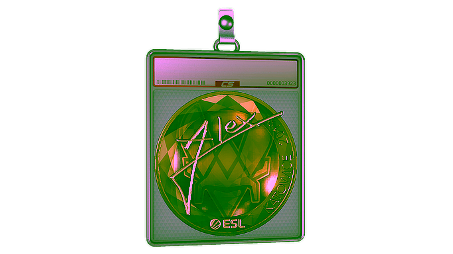 Дисплей для Sticker Slab | ALEX (Gold) | Katowice 2019