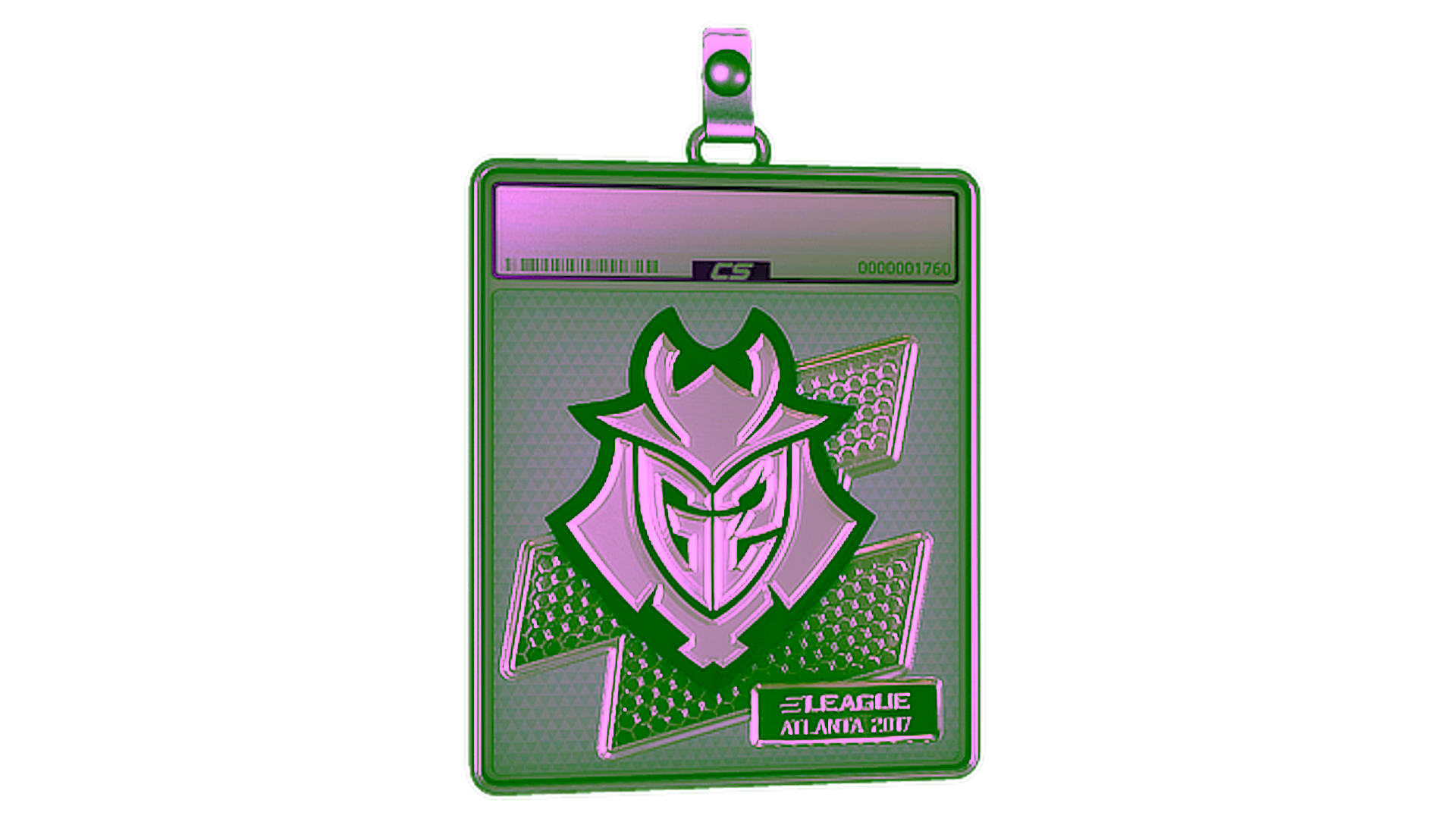 Display for Sticker Slab | G2 Esports (Foil) | Atlanta 2017