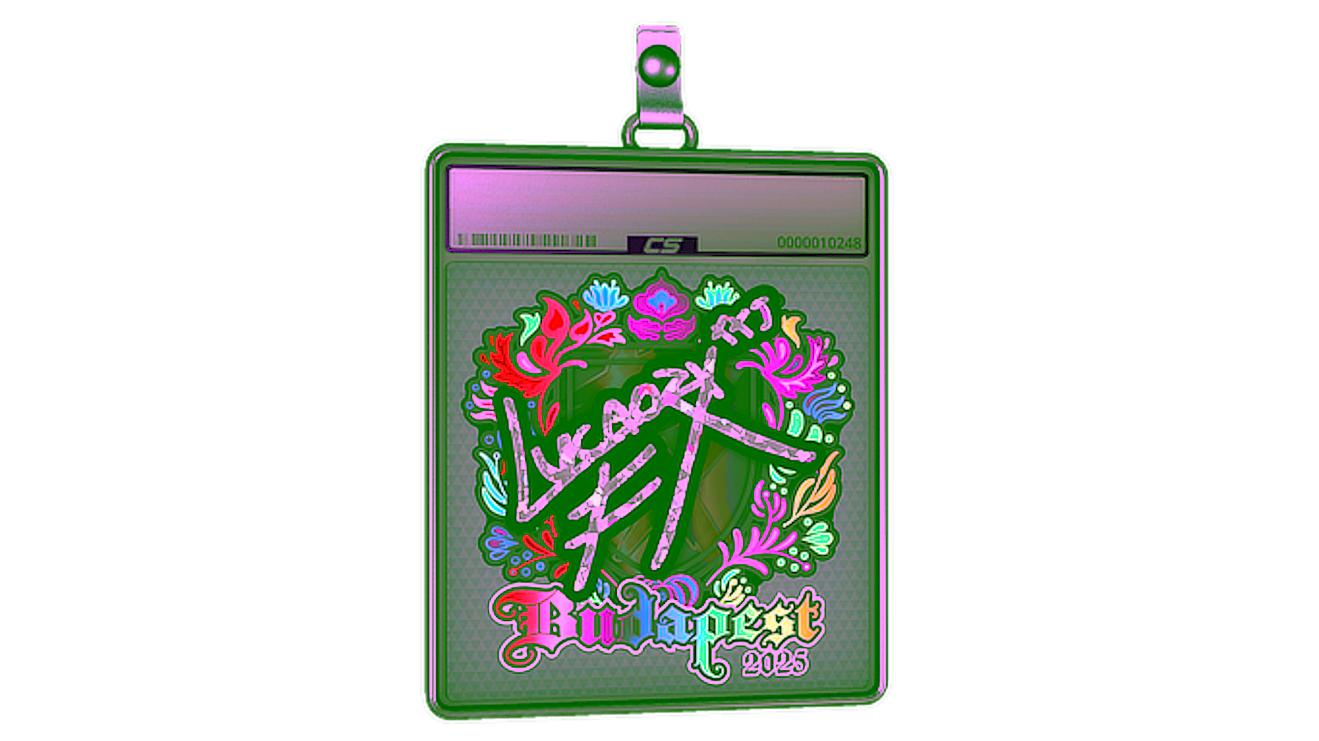 Display for Sticker Slab | Lucaozy (Holo) | Budapest 2025