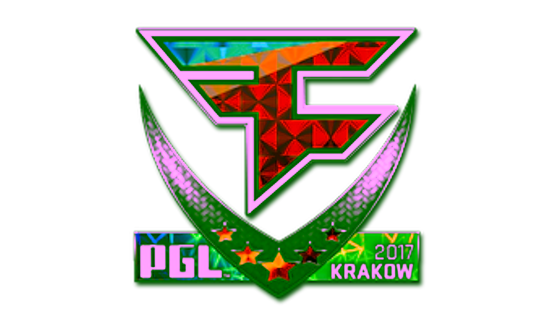 Display for Sticker | FaZe Clan (Holo) | Krakow 2017