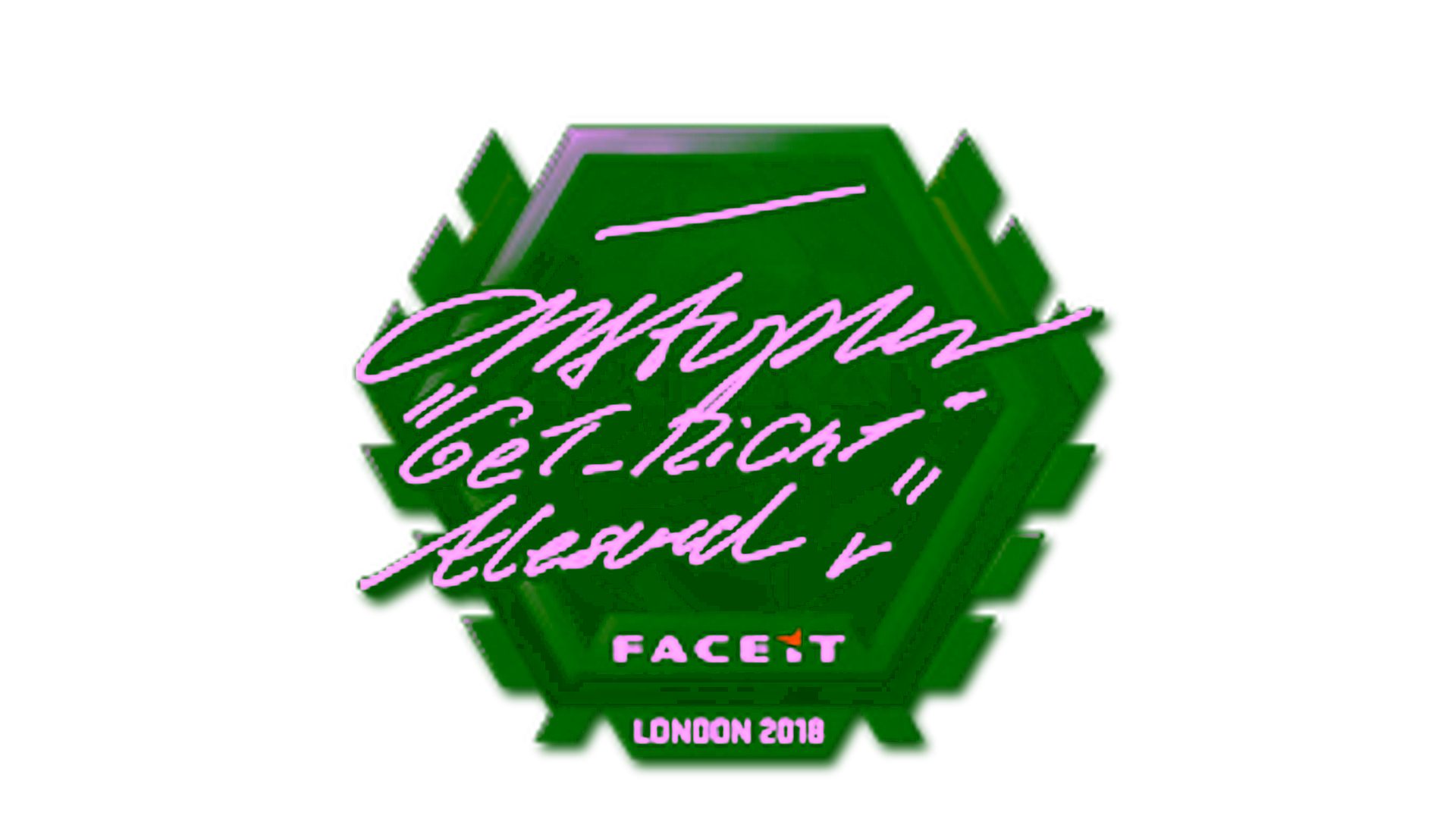 Display for Sticker | GeT_RiGhT | London 2018
