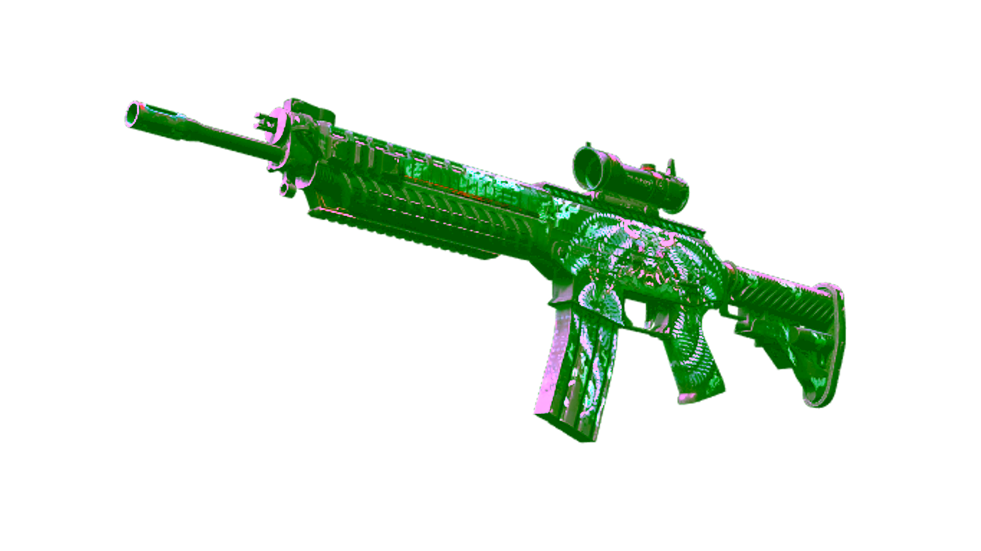 Anzeige für StatTrak™ SG 553 | Dragon Tech (Well-Worn)