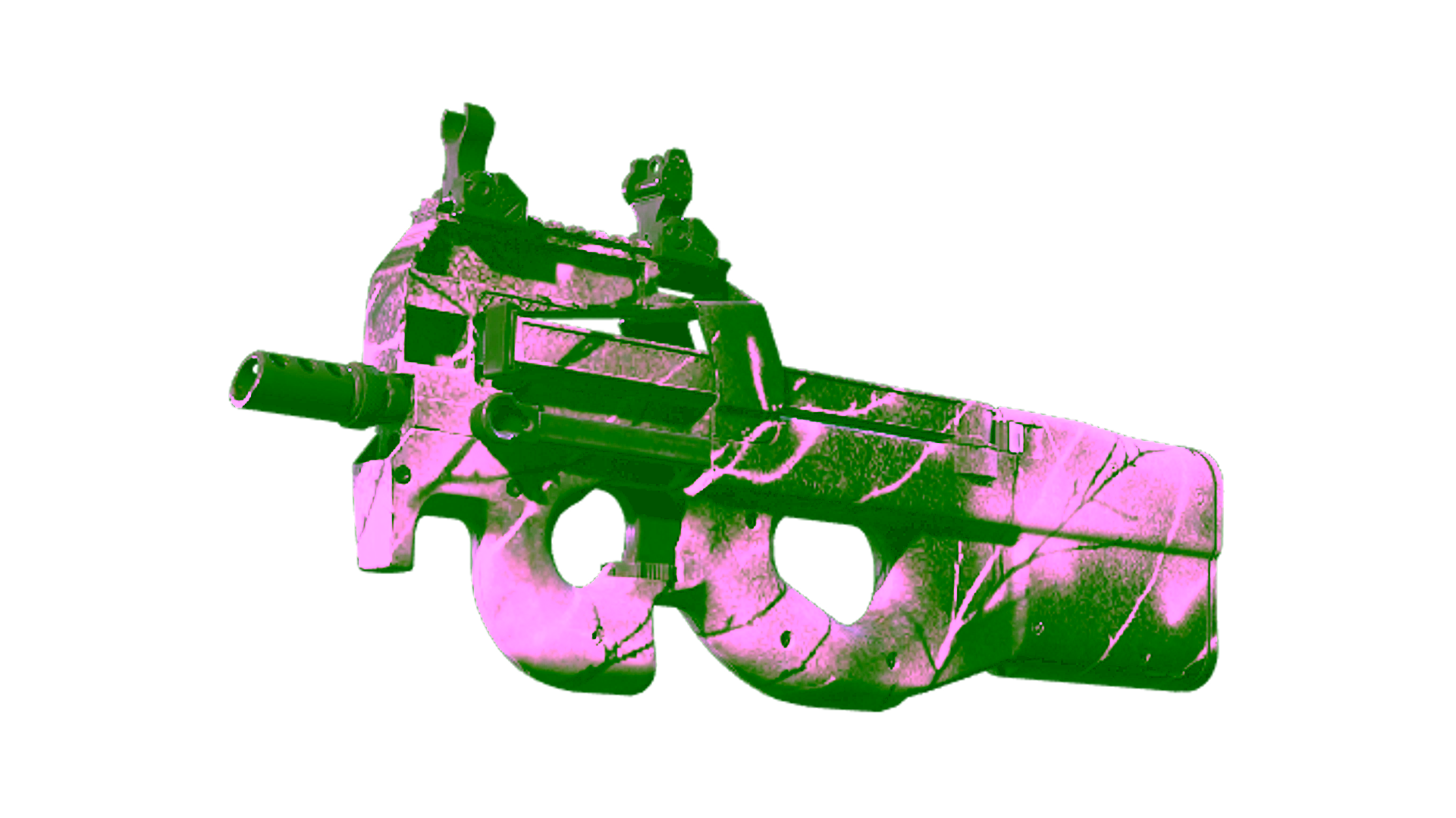 Display for Souvenir P90 | Ash Wood (Minimal Wear)