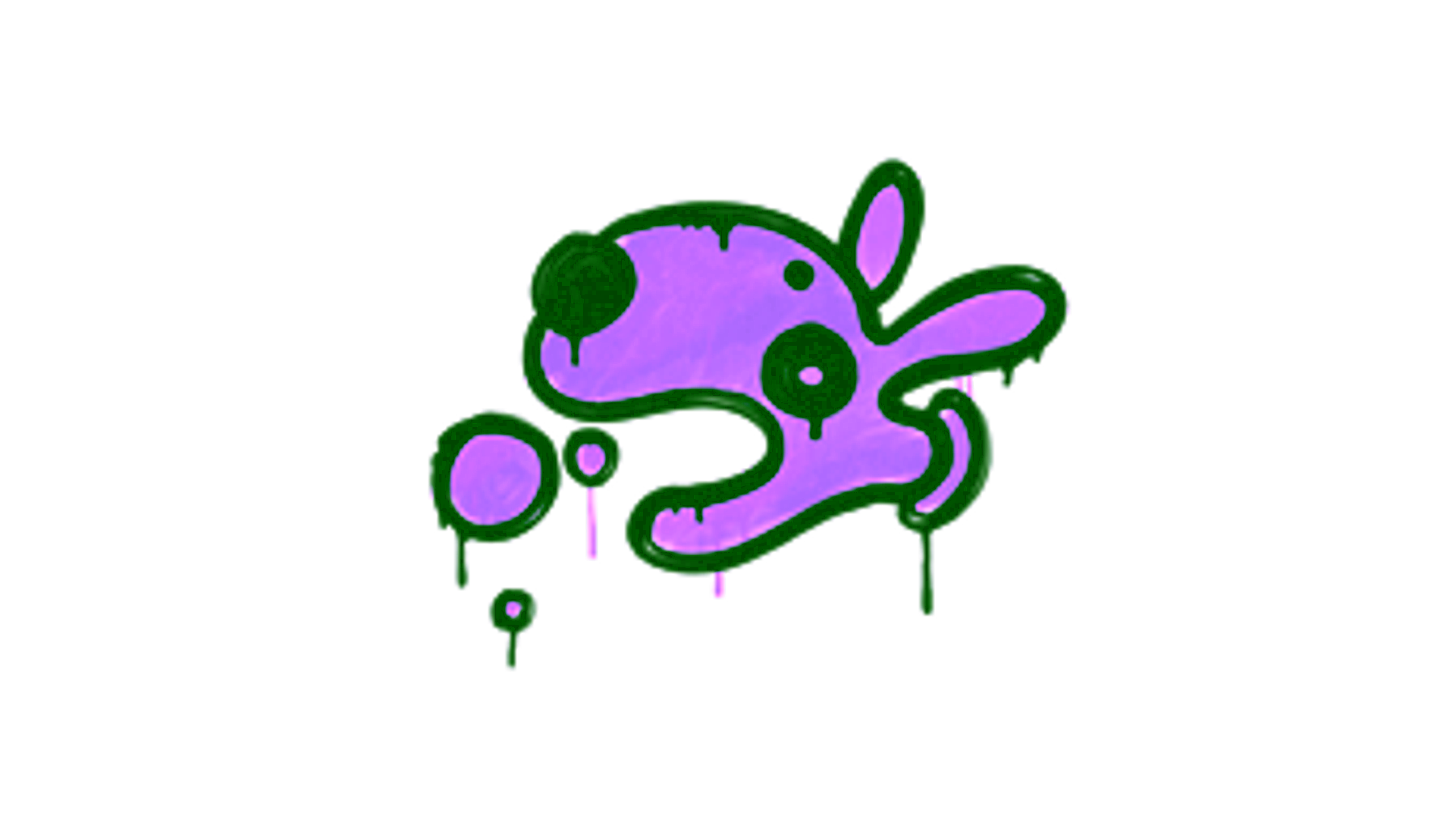 Display for Sealed Graffiti | Popdog (Violent Violet)