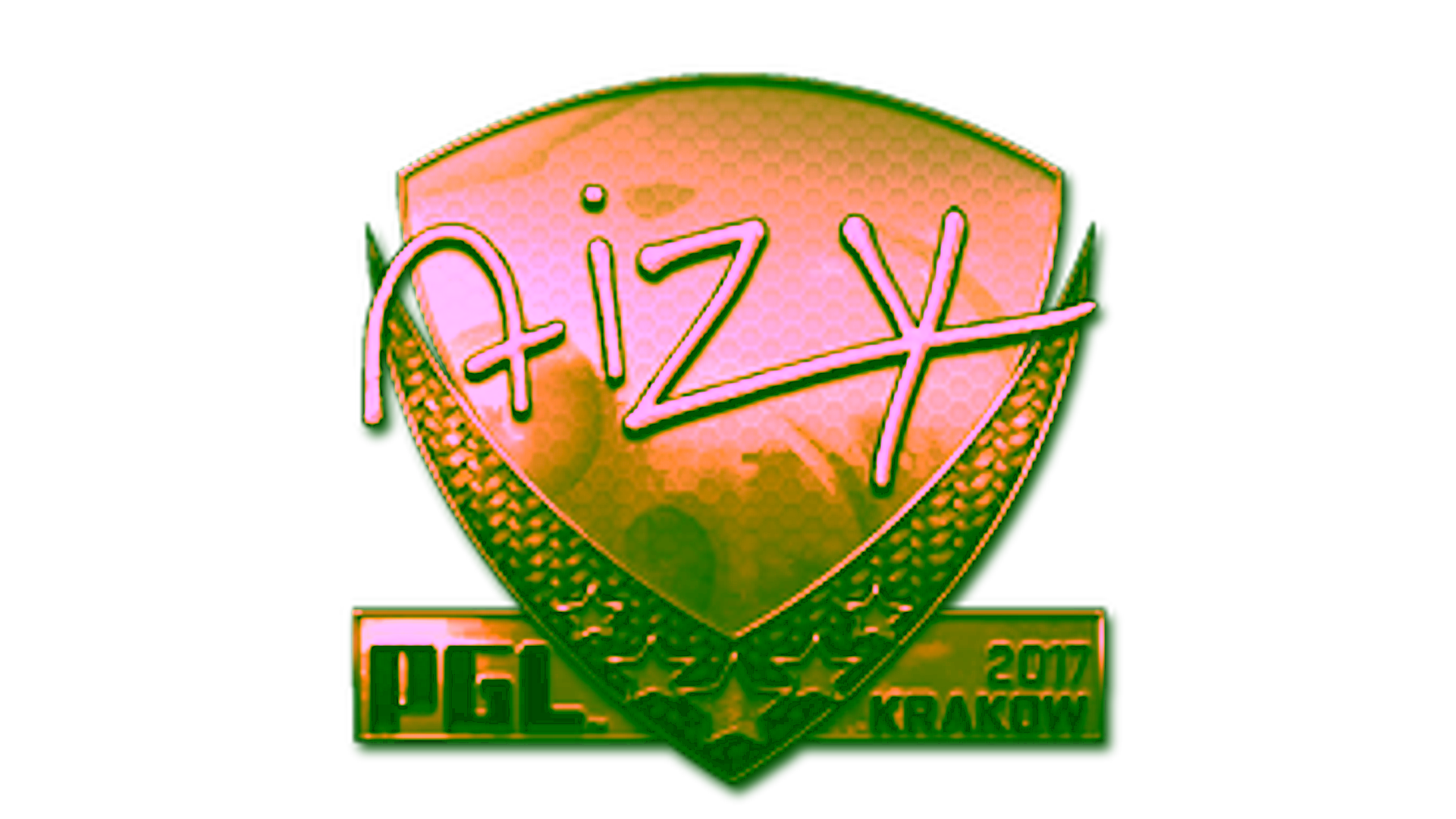 Display for Sticker | aizy (Gold) | Krakow 2017