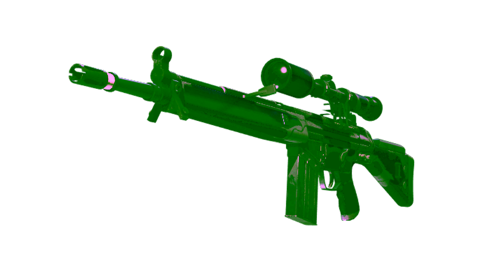 Display for StatTrak™ G3SG1 | Flux (Well-Worn)