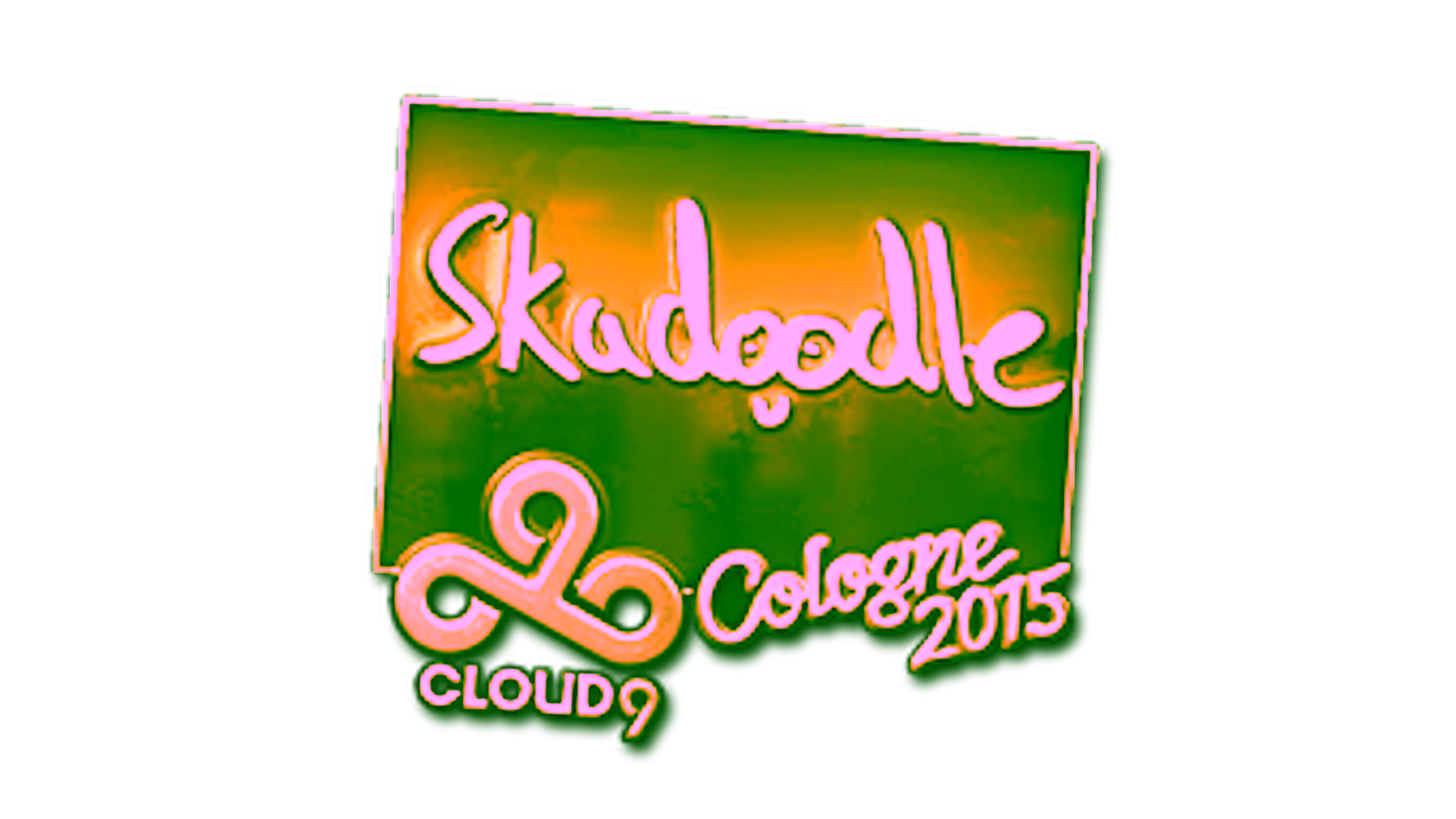 Affichage pour Sticker | Skadoodle (Gold) | Cologne 2015