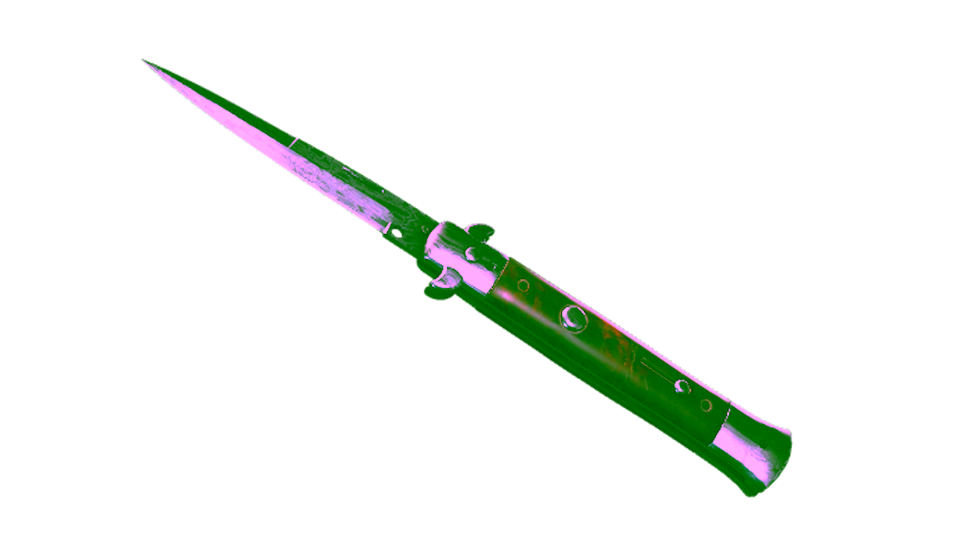 Display for ★ StatTrak™ Stiletto Knife | Damascus Steel (Factory New)