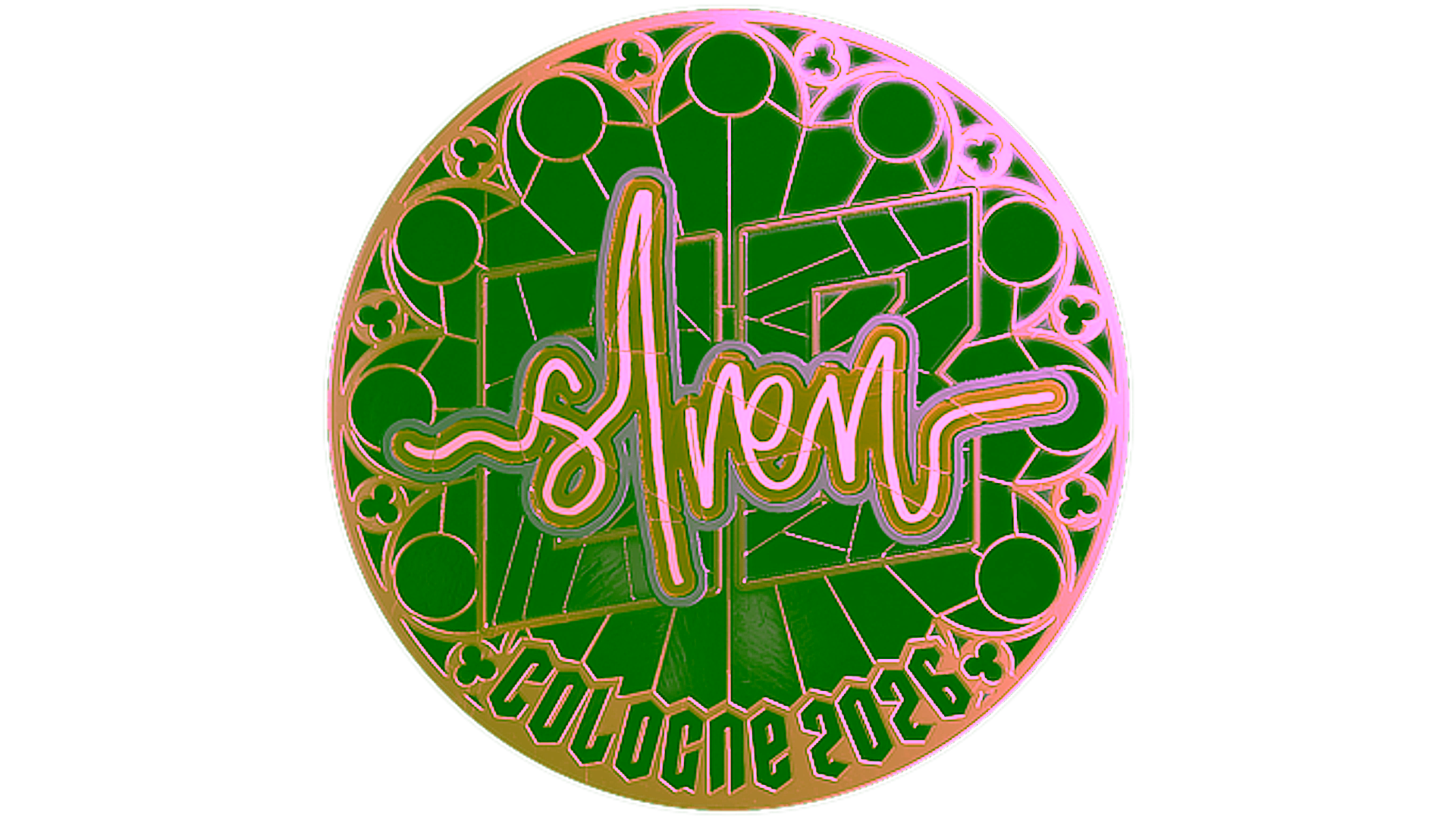 Display for Sticker | S1ren (Gold) | Cologne 2026