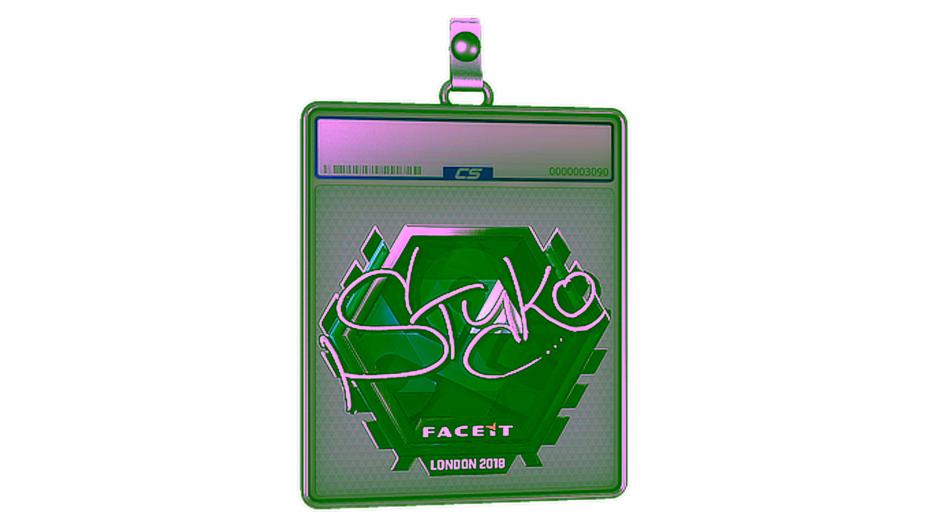 عرض لـ Sticker Slab | STYKO (Foil) | London 2018