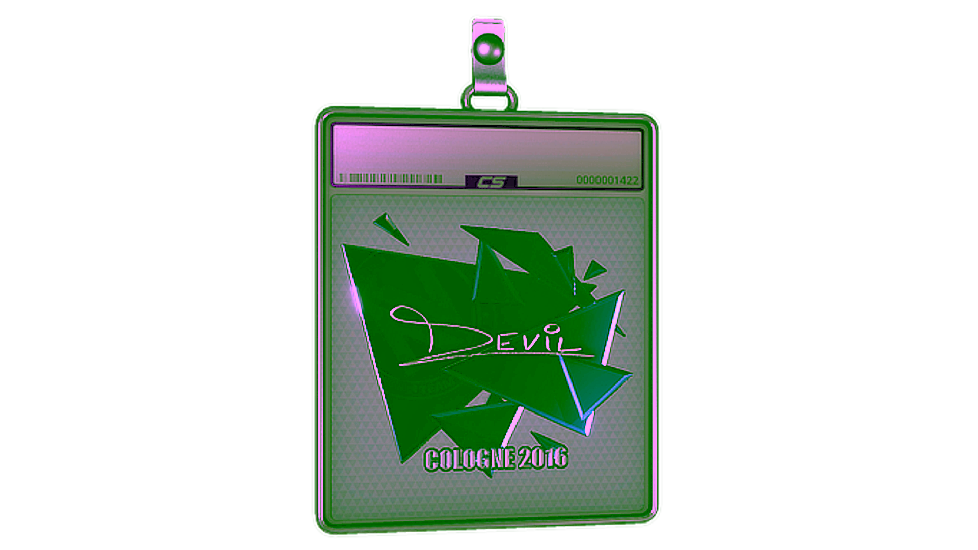 Display for Sticker Slab | DEVIL (Foil) | Cologne 2016