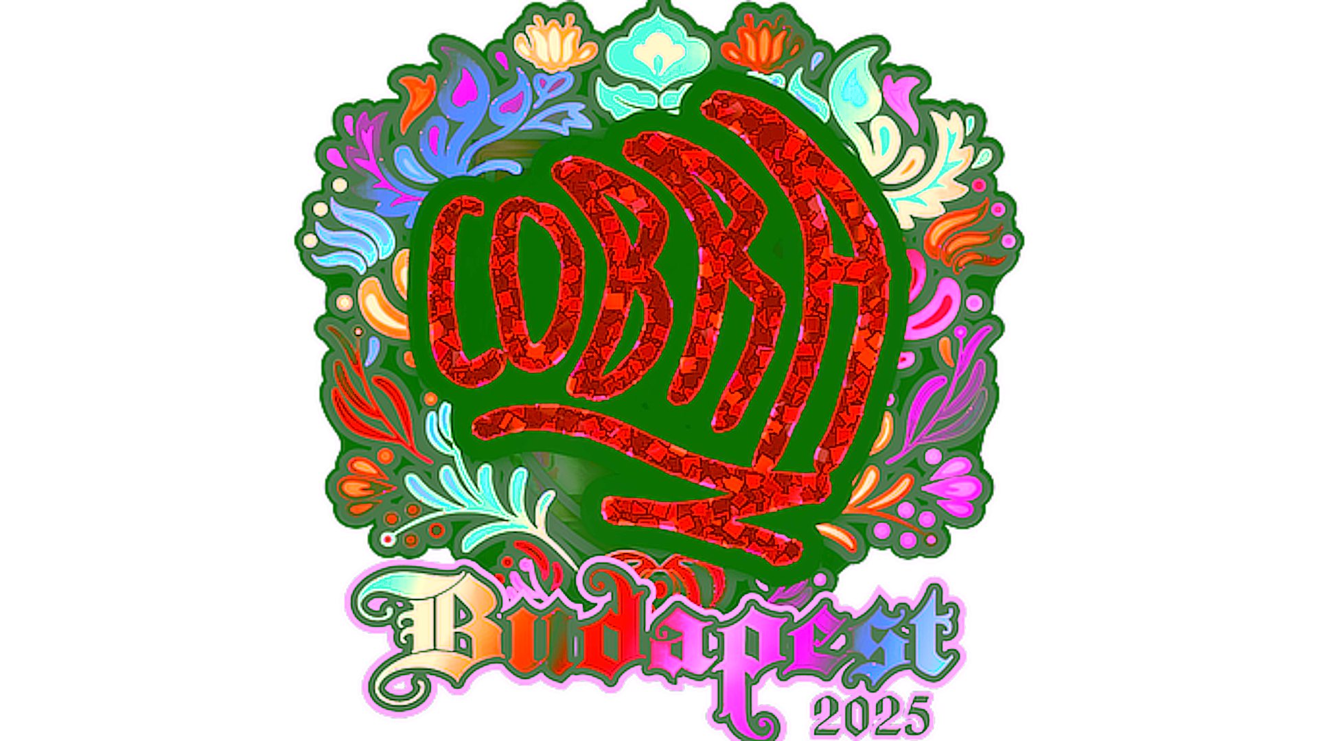 Exibição para Sticker | cobra (Holo) | Budapest 2025