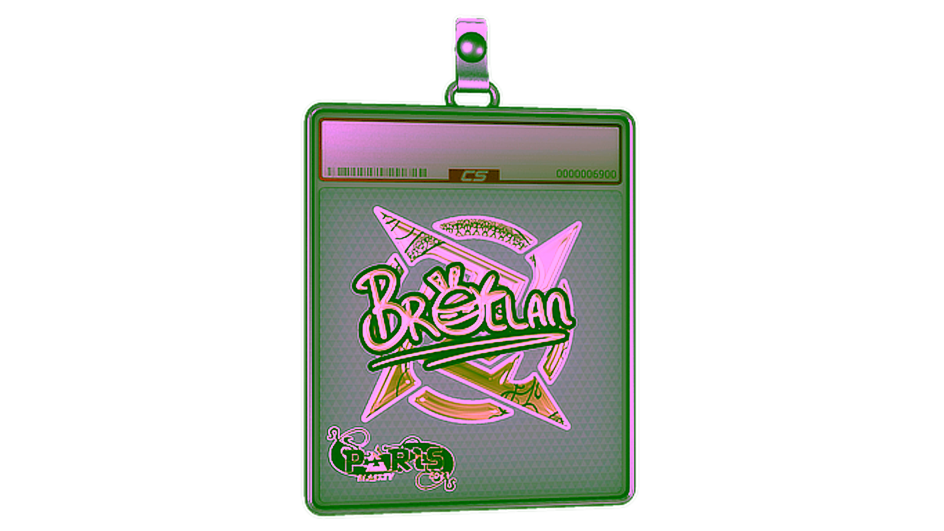 Display for Sticker Slab | Brollan (Gold) | Paris 2023