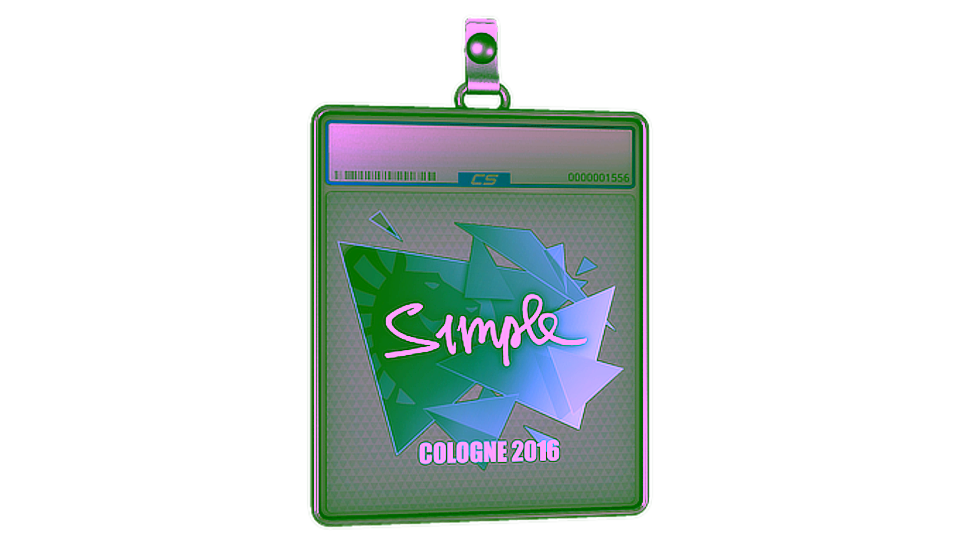 Display for Sticker Slab | s1mple | Cologne 2016