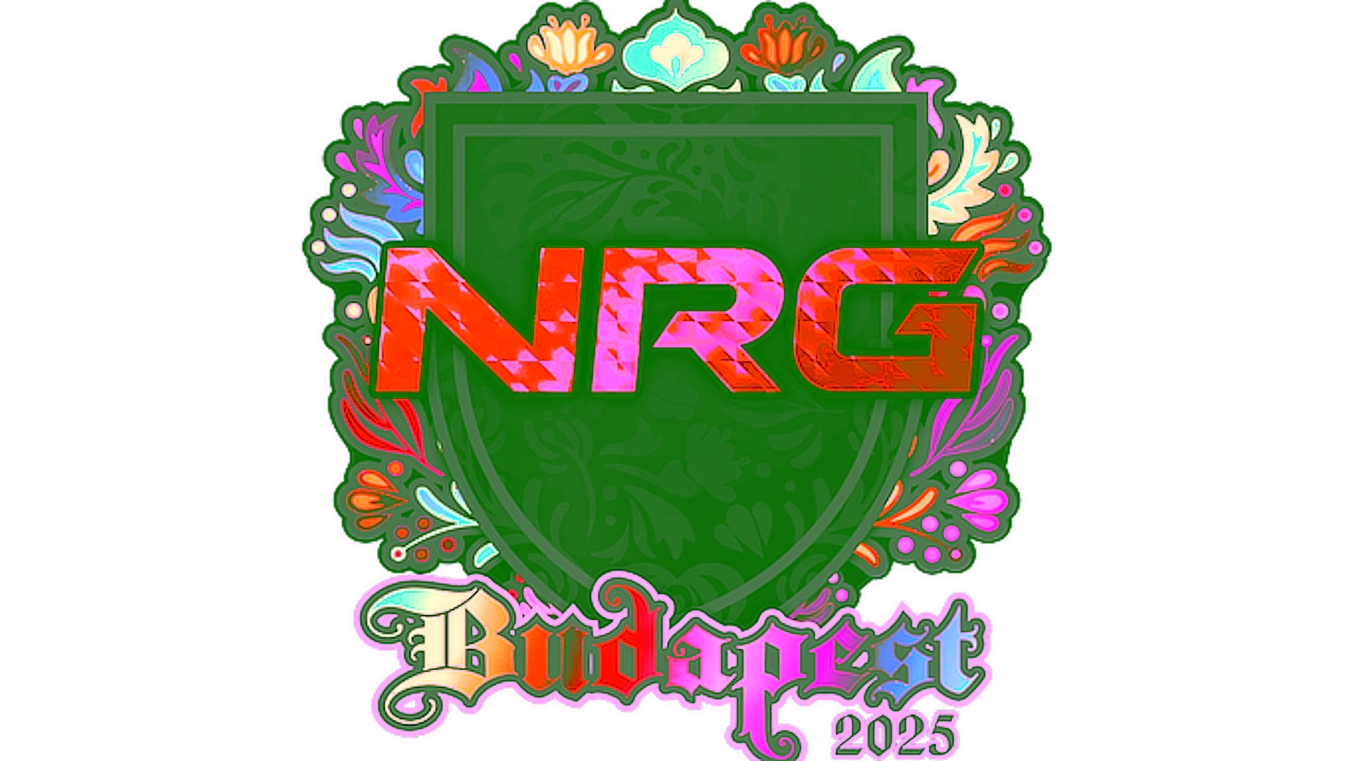 Rodyti Sticker | NRG (Holo) | Budapest 2025