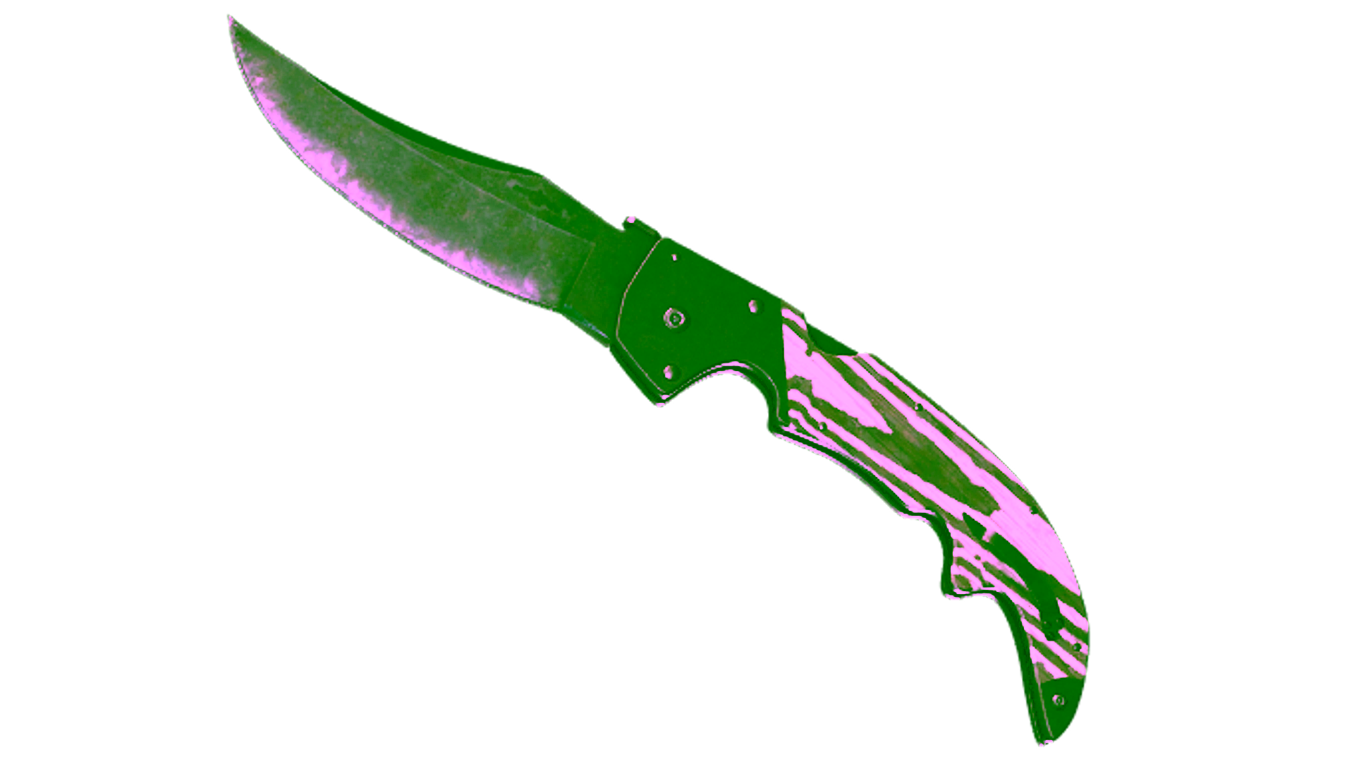 Affichage pour ★ StatTrak™ Falchion Knife | Black Laminate (Well-Worn)