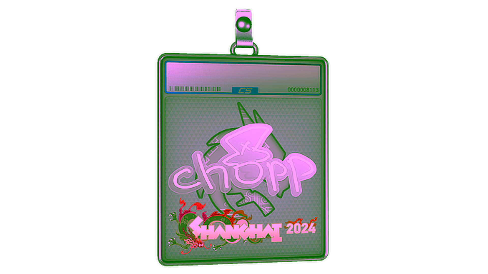 Display for Sticker Slab | chopper | Shanghai 2024