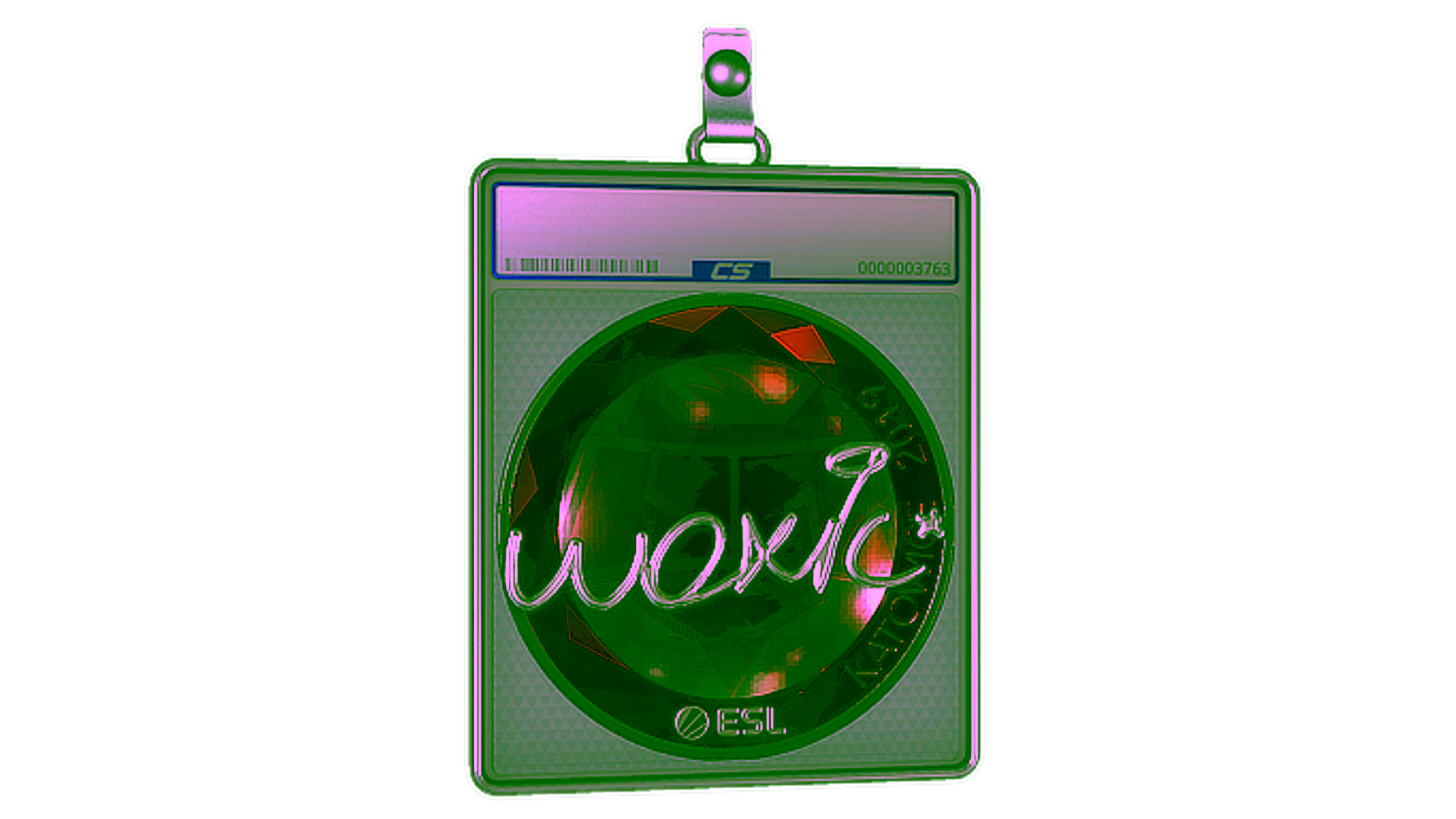 Дисплей для Sticker Slab | woxic (Foil) | Katowice 2019